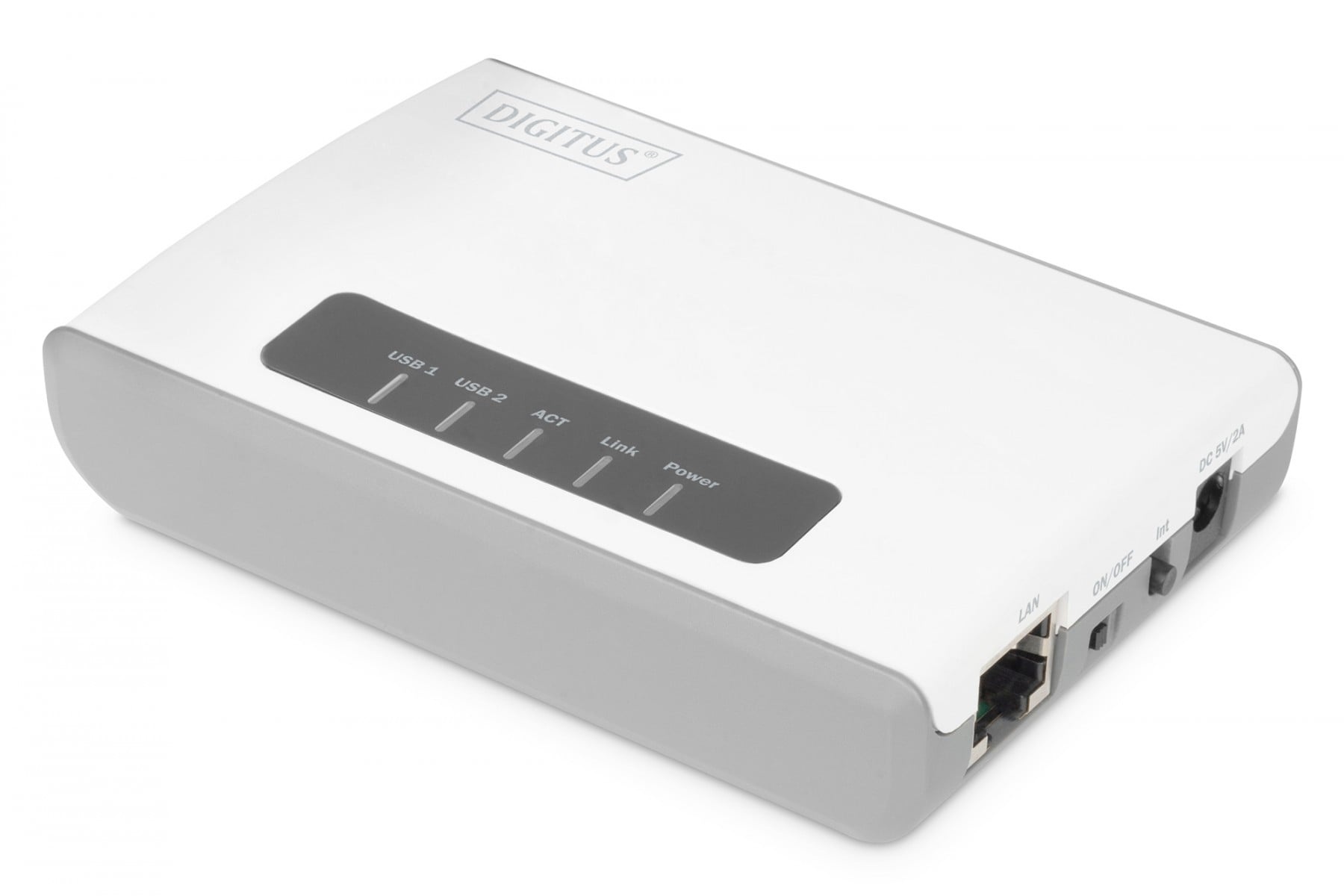 DIGITUS Digitus DN-13024 server di stampa LAN Ethernet/LAN Wireless Bianco - STAMPANTI E SCANNER | TecnoCARE.net Sabaudia, Latina, Terracina, San Felice Circeo e Pontinia
