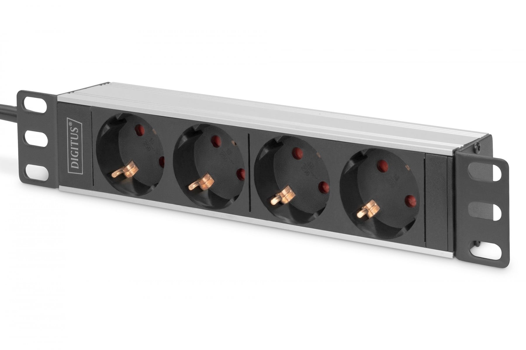 DIGITUS Digitus DN-95418 unità di distribuzione dell'energia (PDU) 4 presa(e) AC 0U/1U Nero - BATTERIE E ALIMENTATORI | TecnoCARE.net Sabaudia, Latina, Terracina, San Felice Circeo e Pontinia