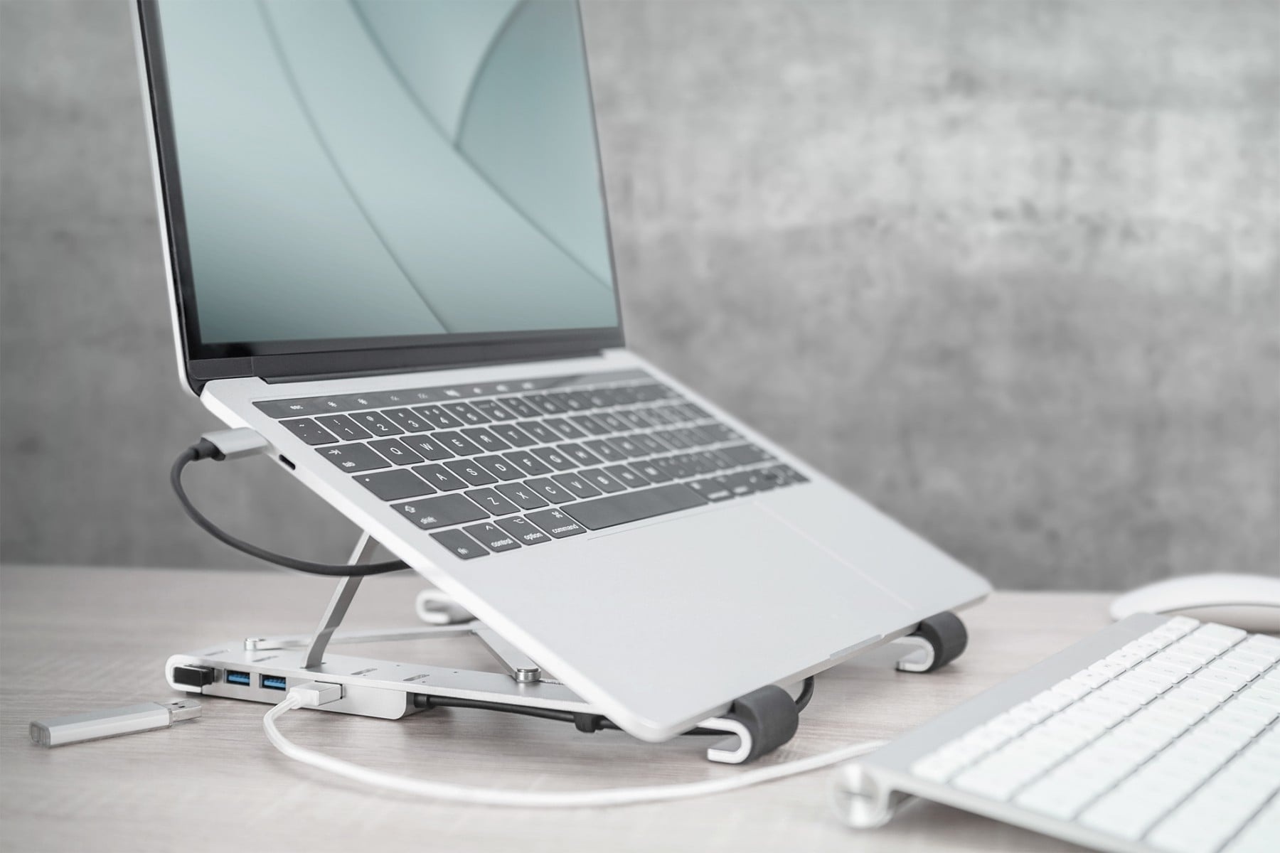 DIGITUS Digitus DA-90424 supporto per laptop Supporto per computer portatile Argento 43,2 cm (17") - PC | TecnoCARE.net Sabaudia, Latina, Terracina, San Felice Circeo e Pontinia