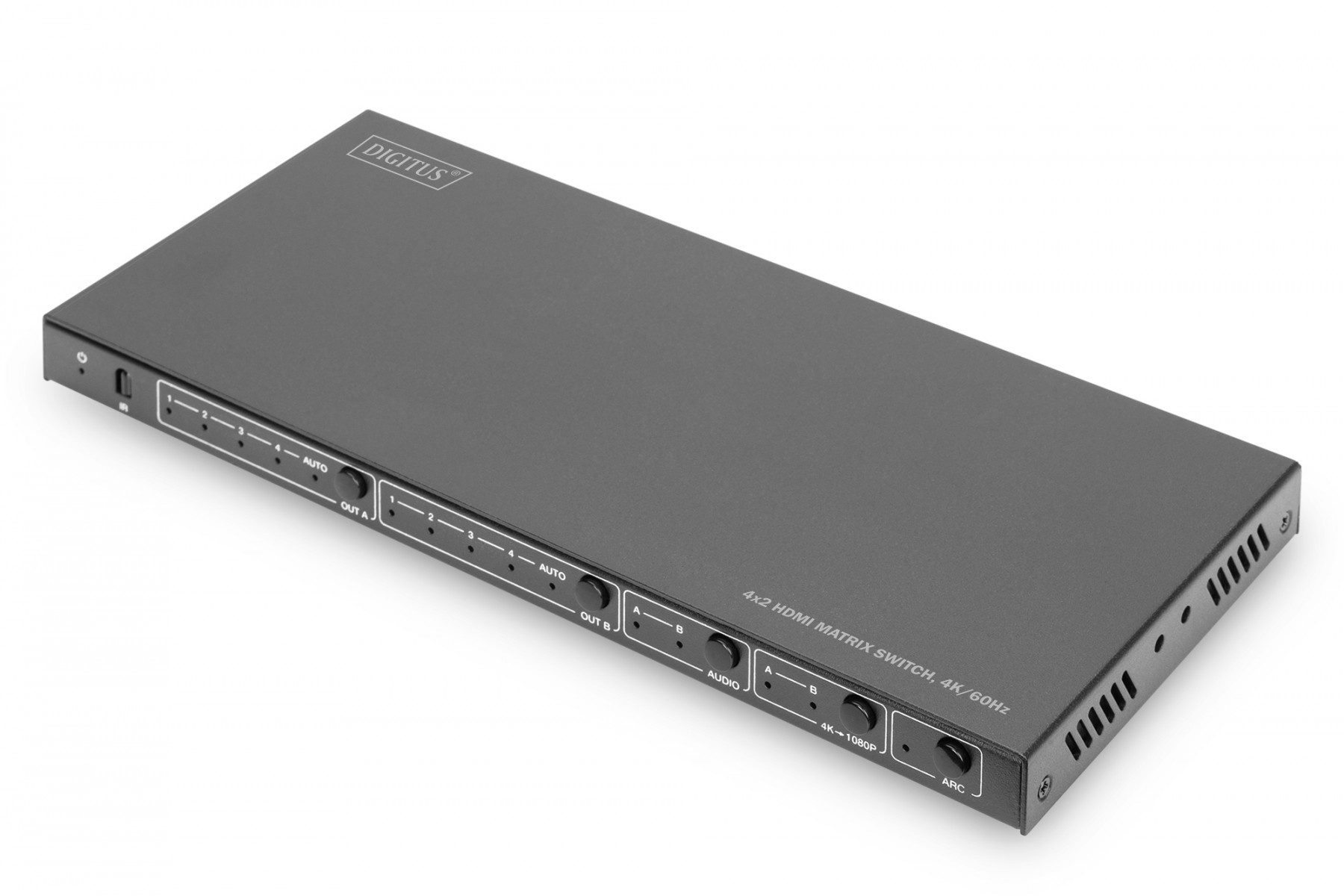 DIGITUS Digitus DS-55509 interruttore a matrice 3,8 W - ELABORAZIONI E DISTRIBUZIONI DEL SEGNALE | TecnoCARE.net Sabaudia, Latina, Terracina, San Felice Circeo e Pontinia
