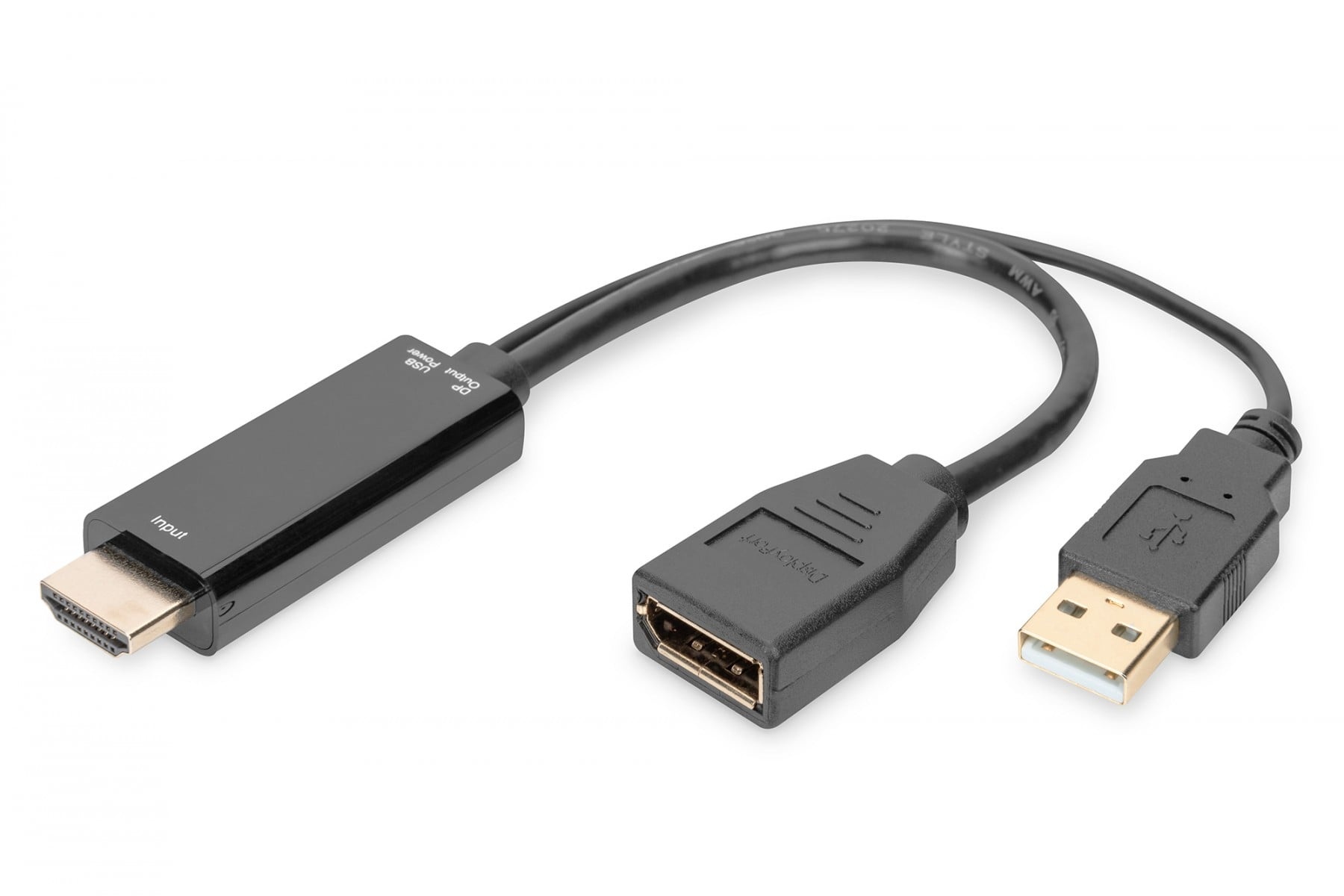 DIGITUS Digitus AK-330101-002-S cavo e adattatore video 0,2 m HDMI tipo A (Standard) HDMI + USB Nero - CAVI PER COMPUTER E PERIFERICHE | TecnoCARE.net Sabaudia, Latina, Terracina, San Felice Circeo e Pontinia