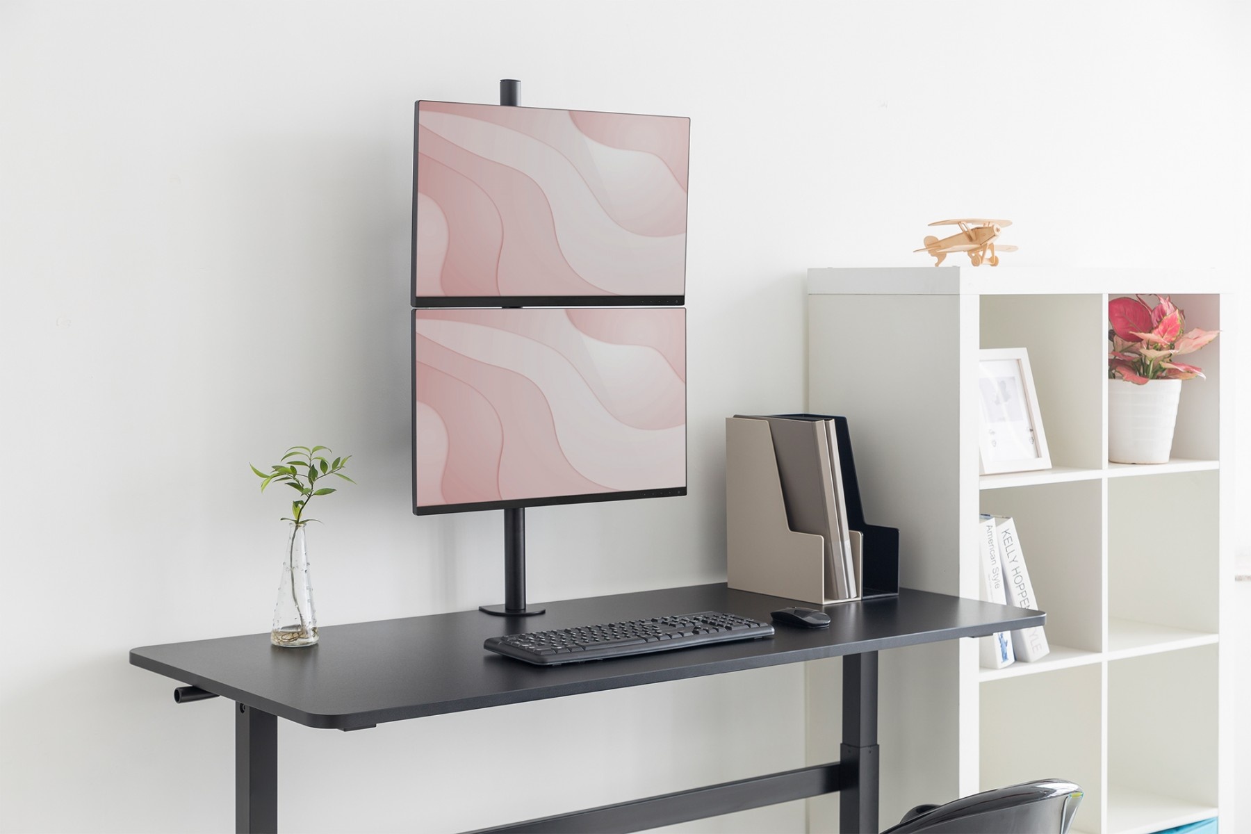 DIGITUS Digitus DA-90438 Supporti a parete per TV 81,3 cm (32") Scrivania Nero - MONITOR E ACCESSORI | TecnoCARE.net Sabaudia, Latina, Terracina, San Felice Circeo e Pontinia