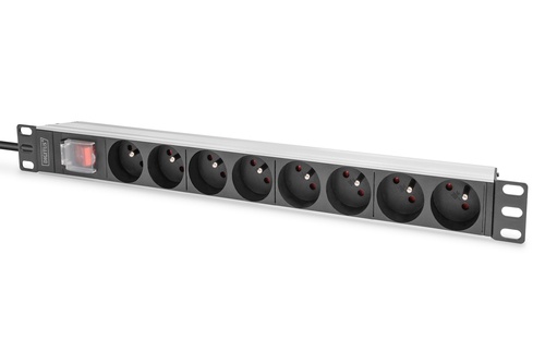 DIGITUS Digitus DN-95402-1-FR unità di distribuzione dell'energia (PDU) 8 presa(e) AC 1U - BATTERIE E ALIMENTATORI | TecnoCARE.net Sabaudia, Latina, Terracina, San Felice Circeo e Pontinia