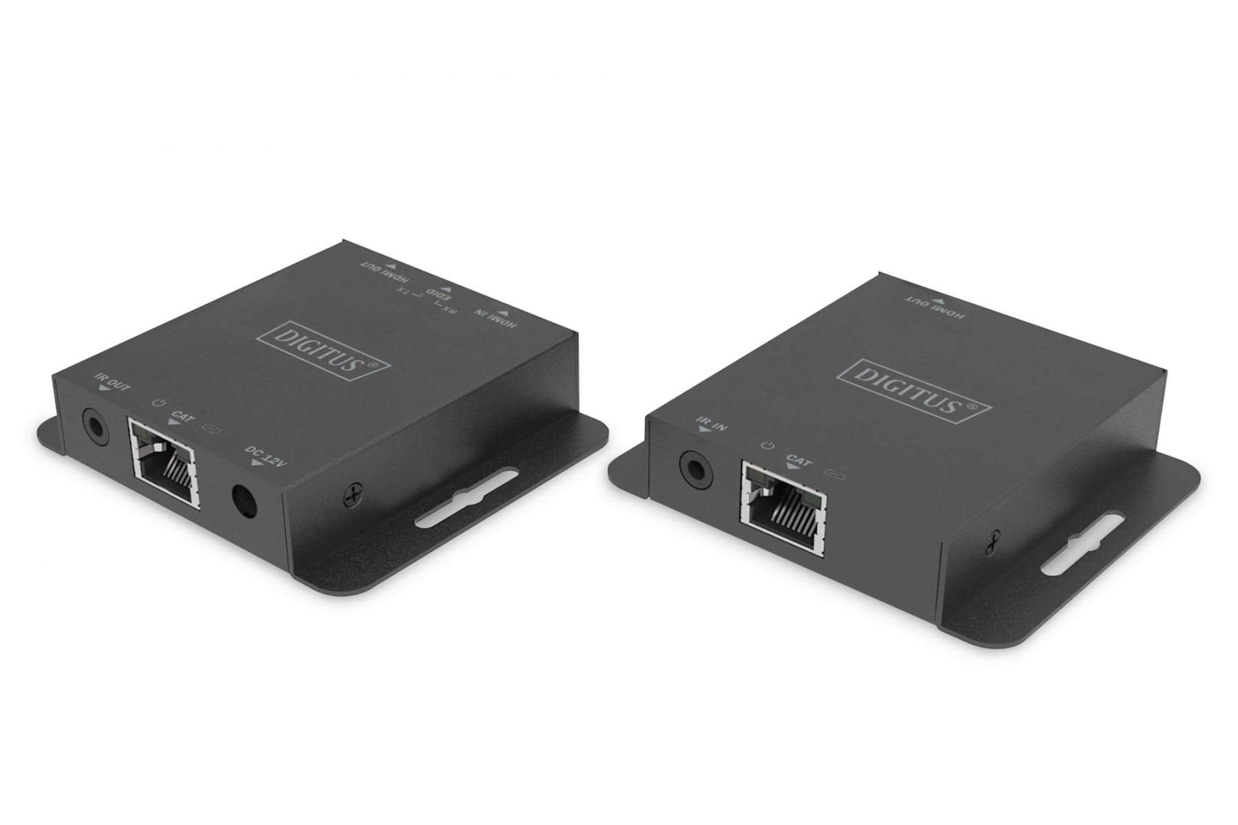 DIGITUS Digitus DS-55519 moltiplicatore AV Trasmettitore e ricevitore AV Nero - ELABORAZIONI E DISTRIBUZIONI DEL SEGNALE | TecnoCARE.net Sabaudia, Latina, Terracina, San Felice Circeo e Pontinia