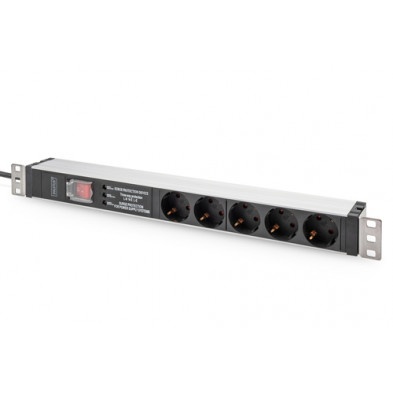 DIGITUS Digitus DN-95433 unità di distribuzione dell'energia (PDU) 5 presa(e) AC 1U - BATTERIE E ALIMENTATORI | TecnoCARE.net Sabaudia, Latina, Terracina, San Felice Circeo e Pontinia