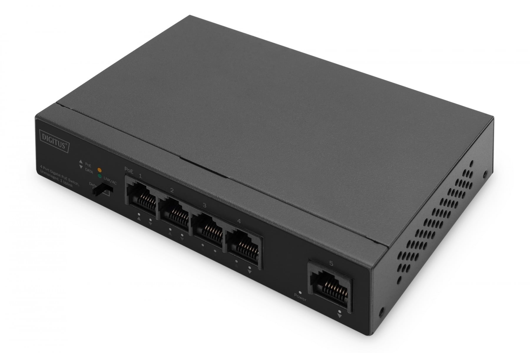 DIGITUS Digitus DN-95330-1 switch di rete Non gestito Gigabit Ethernet (10/100/1000) Supporto Power over Ethernet (PoE) Nero - RETI | TecnoCARE.net Sabaudia, Latina, Terracina, San Felice Circeo e Pontinia