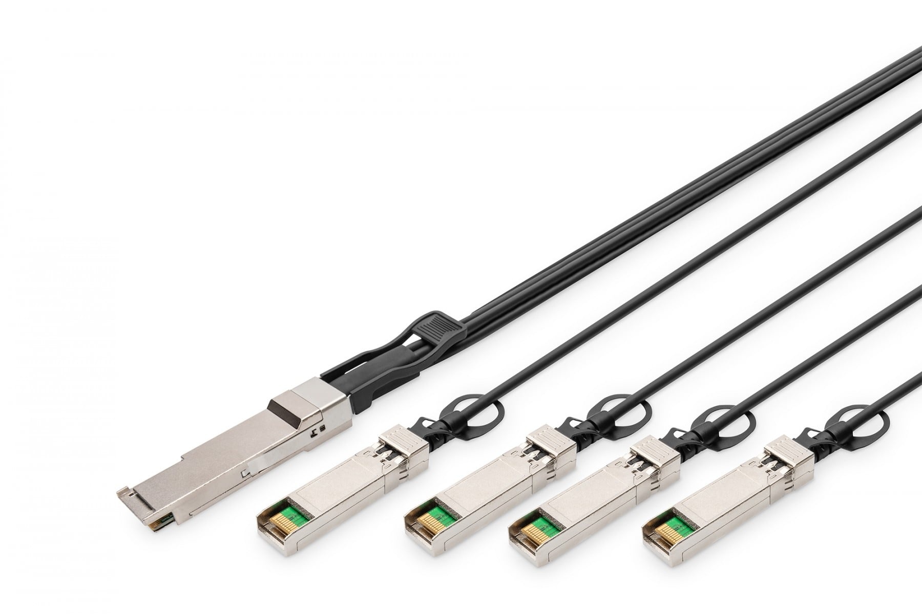 DIGITUS Digitus DN-81322 cavo InfiniBand e in fibra ottica SFP+ 4x QSFP+ Nero - CAVI PER COMPUTER E PERIFERICHE | TecnoCARE.net Sabaudia, Latina, Terracina, San Felice Circeo e Pontinia