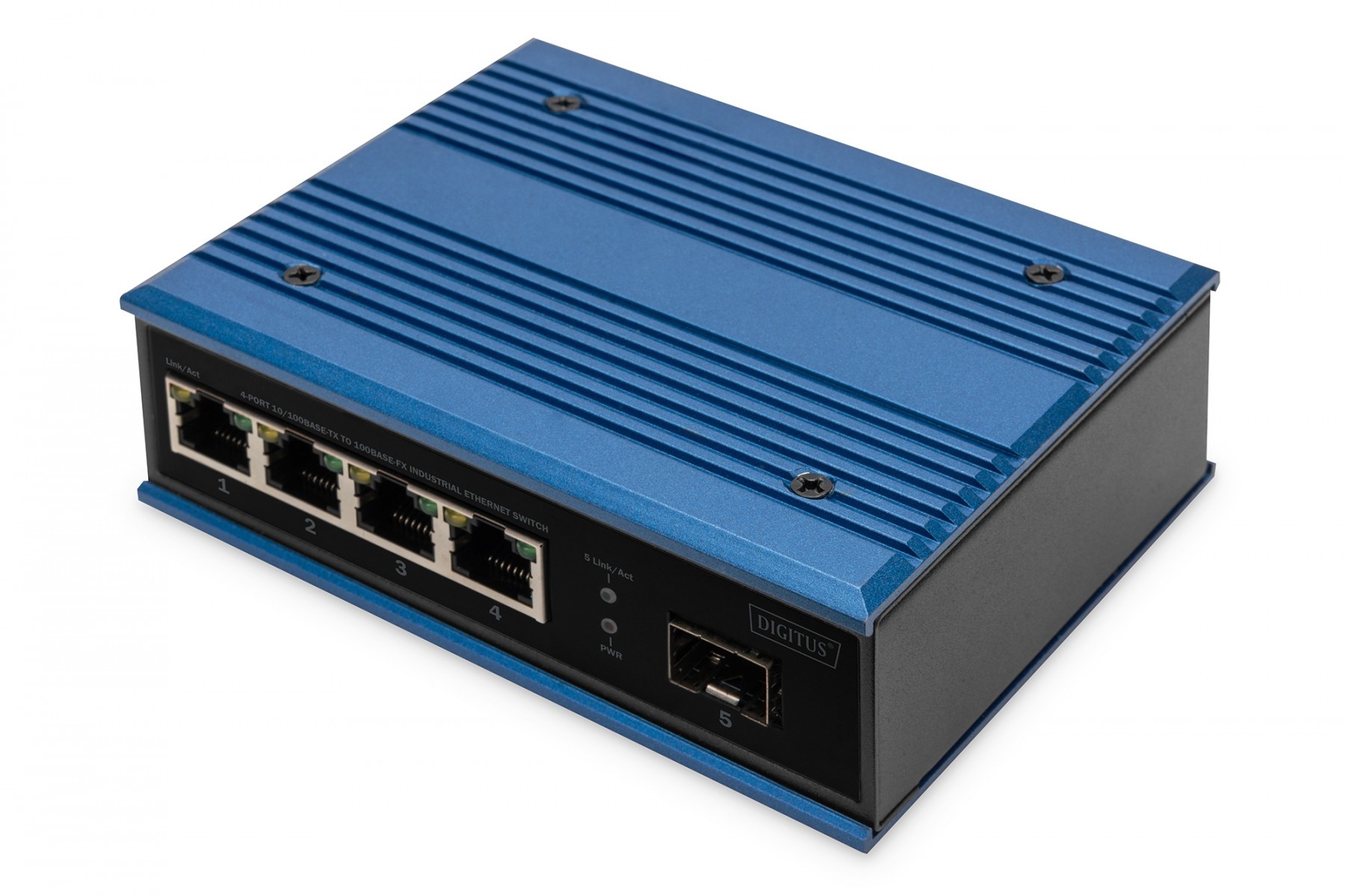 DIGITUS Digitus DN-651130 switch di rete Fast Ethernet (10/100) Nero, Blu - RETI | TecnoCARE.net Sabaudia, Latina, Terracina, San Felice Circeo e Pontinia