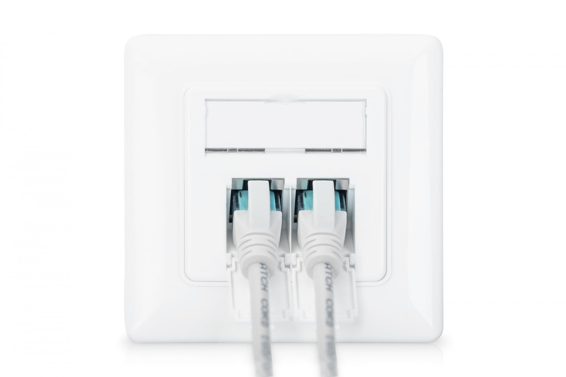 DIGITUS Digitus DN-9010/8-2 presa energia 2 x RJ-45 Bianco - DISPOSITIVI E ACCESSORI DI CABLAGGIO | TecnoCARE.net Sabaudia, Latina, Terracina, San Felice Circeo e Pontinia