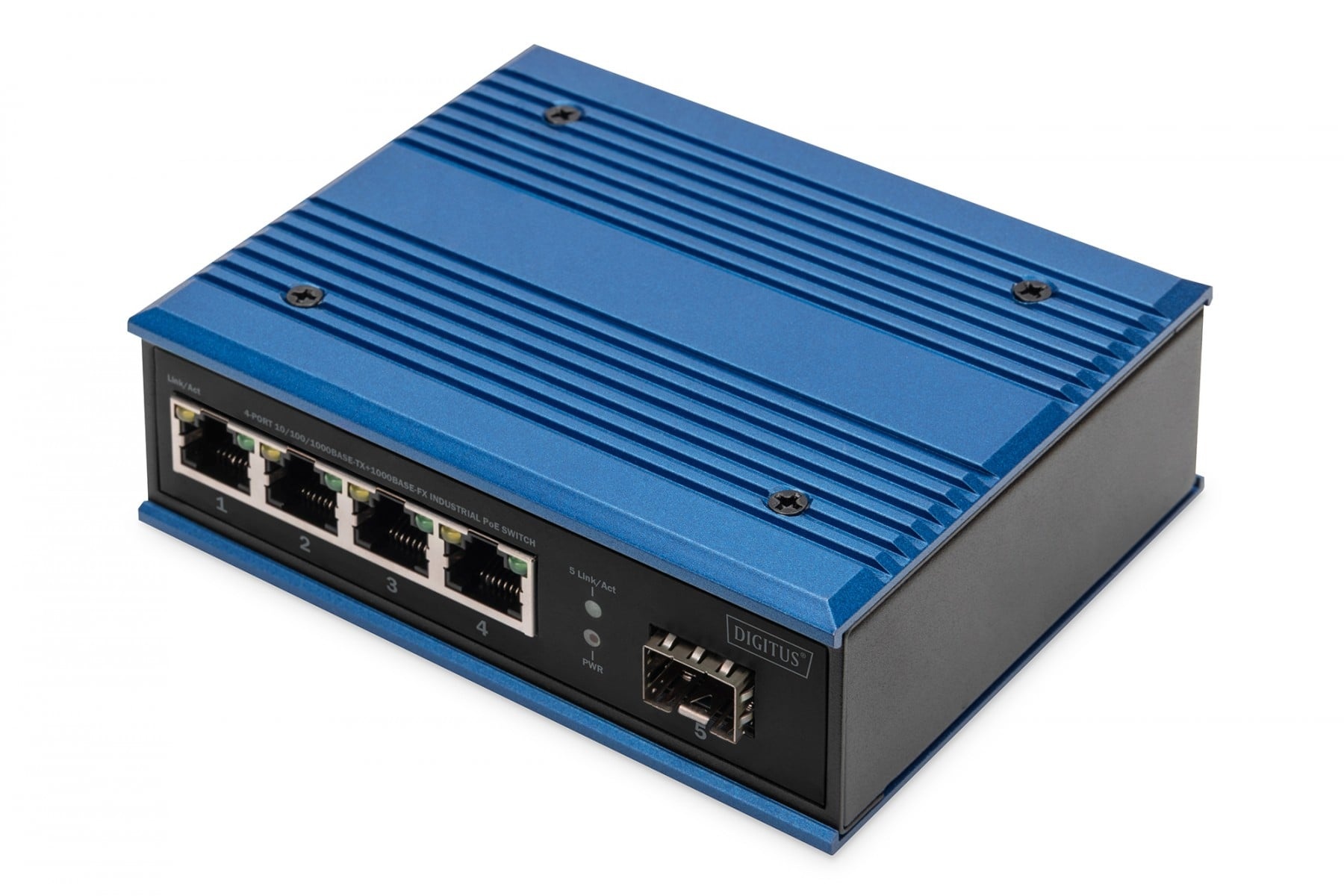 DIGITUS Digitus DN-651135 switch di rete Gigabit Ethernet (10/100/1000) Nero, Blu - RETI | TecnoCARE.net Sabaudia, Latina, Terracina, San Felice Circeo e Pontinia