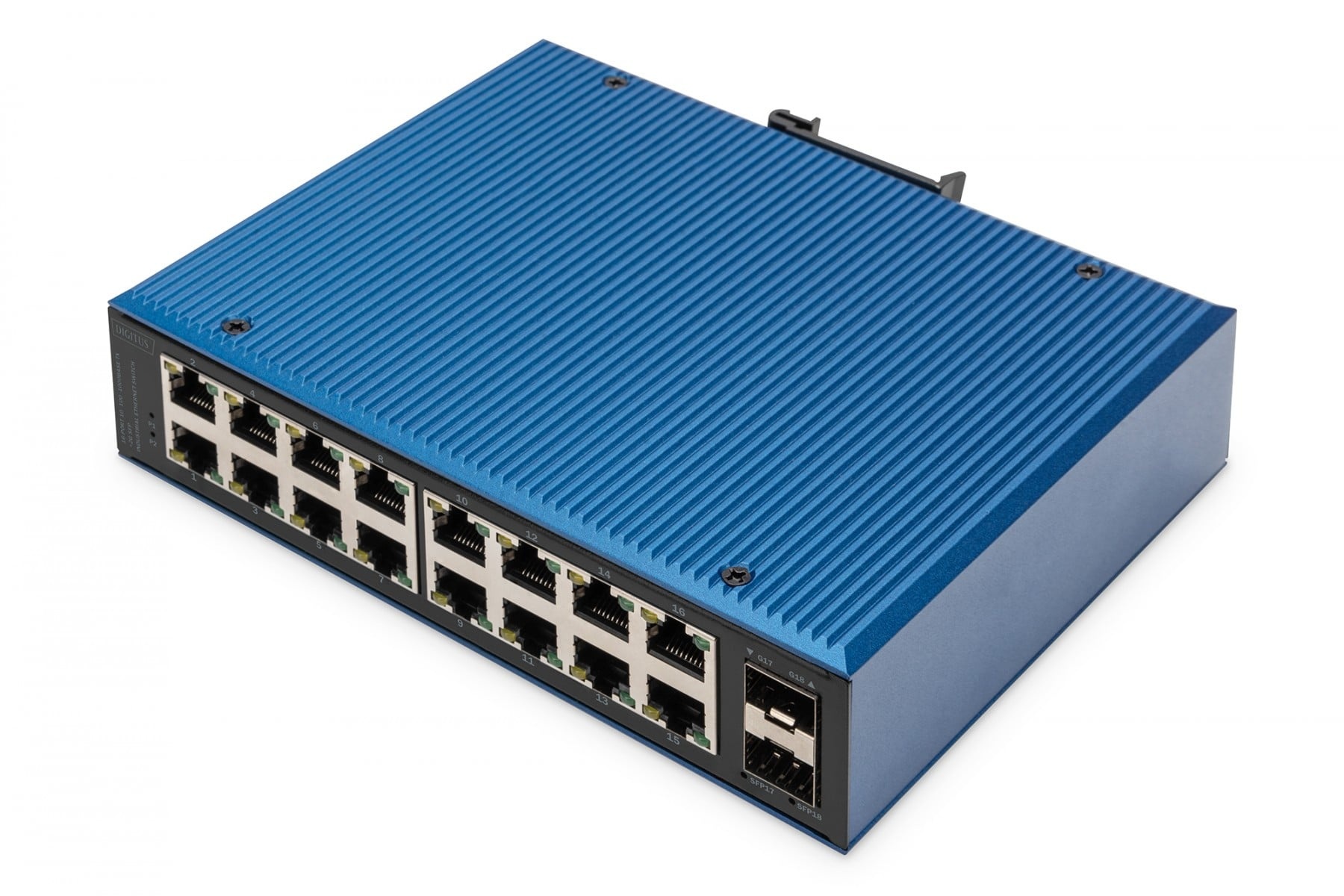 DIGITUS Digitus DN-651138 switch di rete Gigabit Ethernet (10/100/1000) Nero, Blu - RETI | TecnoCARE.net Sabaudia, Latina, Terracina, San Felice Circeo e Pontinia