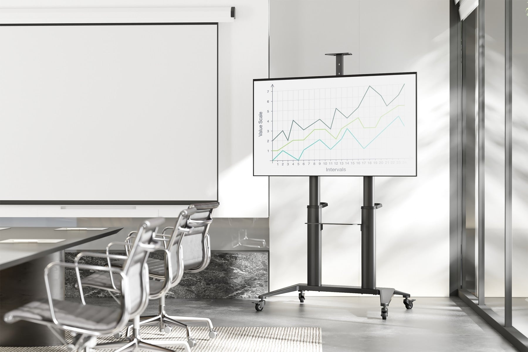 DIGITUS Digitus DA-90452 Supporto TV a parete 3,05 m (120") Nero - ACCESSORI ED ELEMENTI PER APPARECCHIATURA AUDIO | TecnoCARE.net Sabaudia, Latina, Terracina, San Felice Circeo e Pontinia