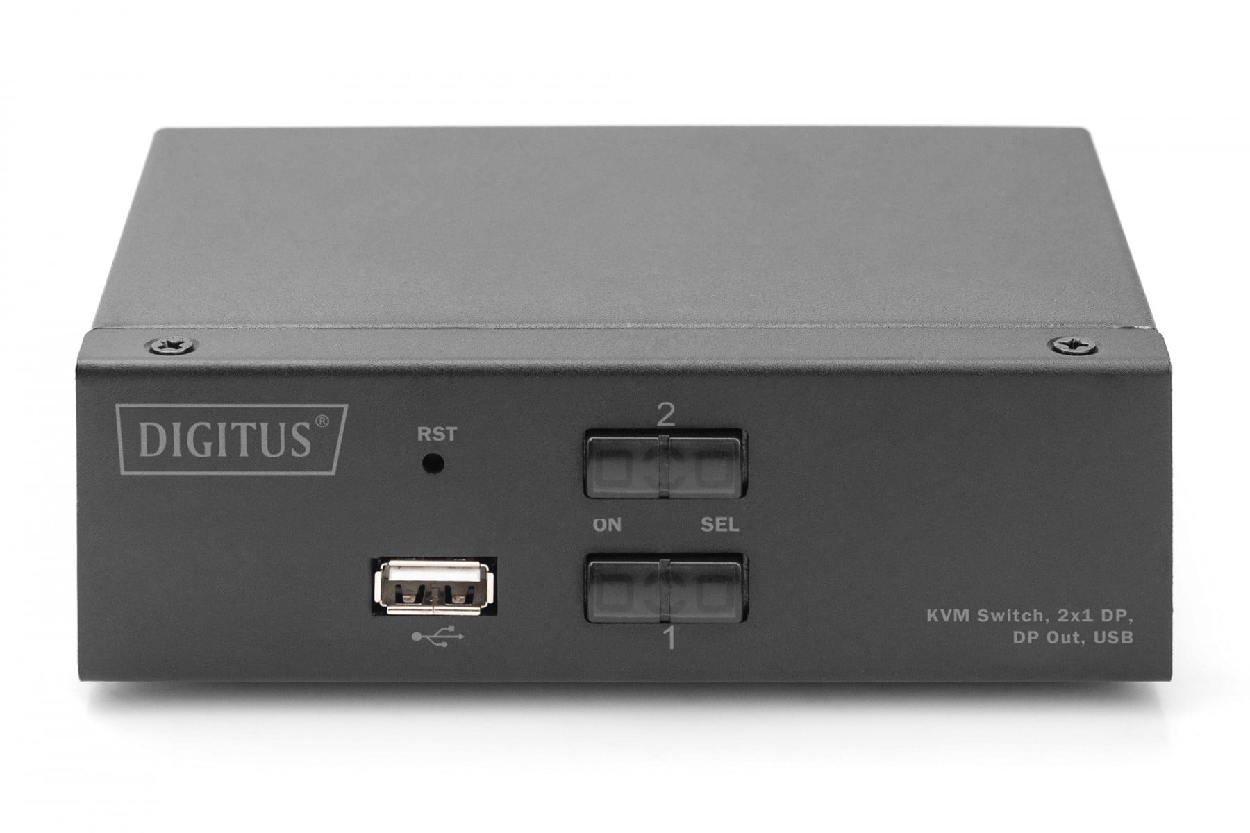 DIGITUS Switch KVM a 2 porte, 4K 60Hz, 2xDisplayPort IN, 1xDisplayPort OUT, 2xUSB, 2xAudio IN&OUT - TASTIERE E CONTROLLER | TecnoCARE.net Sabaudia, Latina, Terracina, San Felice Circeo e Pontinia