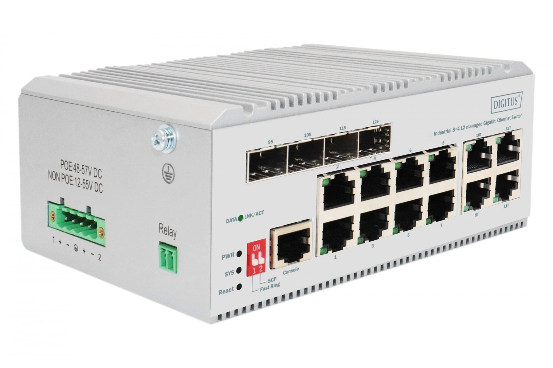 DIGITUS Digitus DN-651145 switch di rete Gigabit Ethernet (10/100/1000) Grigio - RETI | TecnoCARE.net Sabaudia, Latina, Terracina, San Felice Circeo e Pontinia