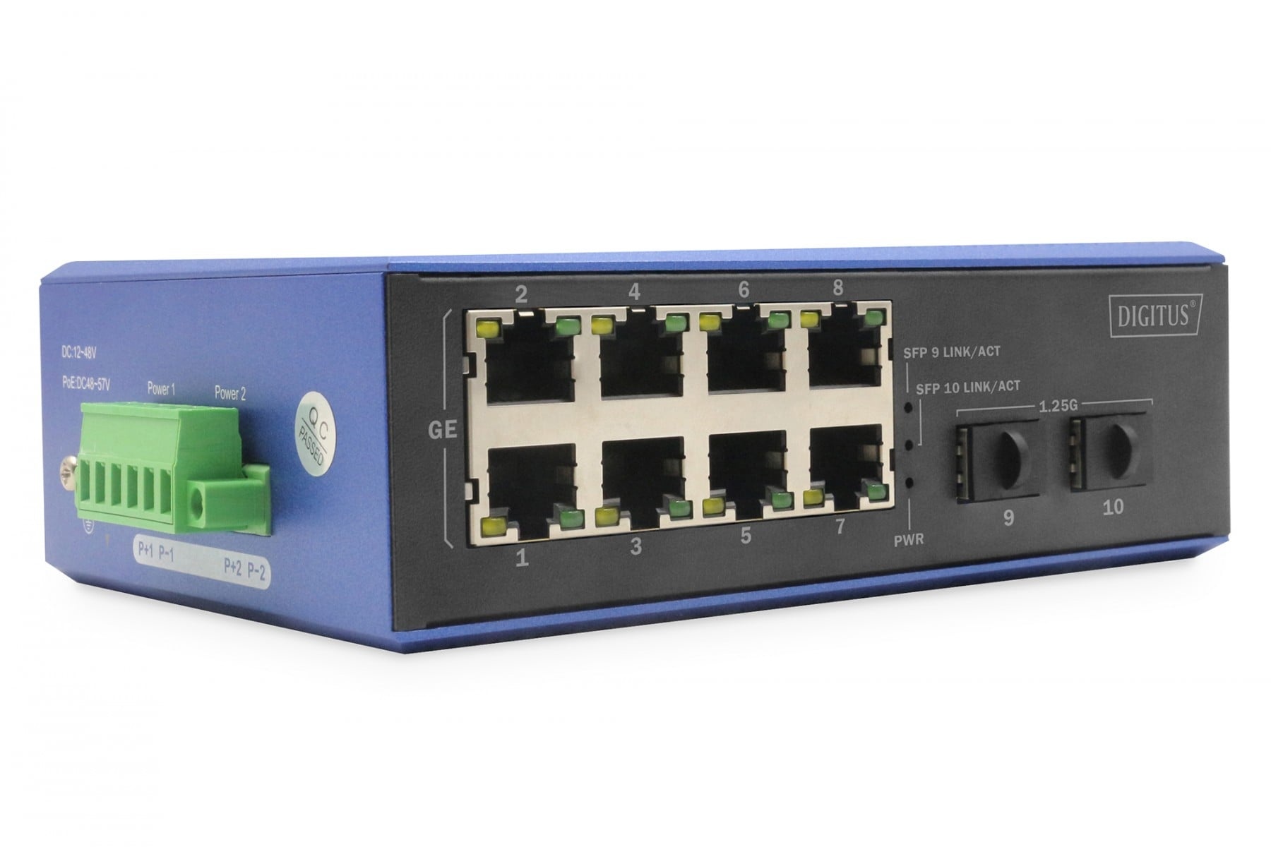 DIGITUS Digitus DN-651150 switch di rete Non gestito Gigabit Ethernet (10/100/1000) Nero, Blu - RETI | TecnoCARE.net Sabaudia, Latina, Terracina, San Felice Circeo e Pontinia