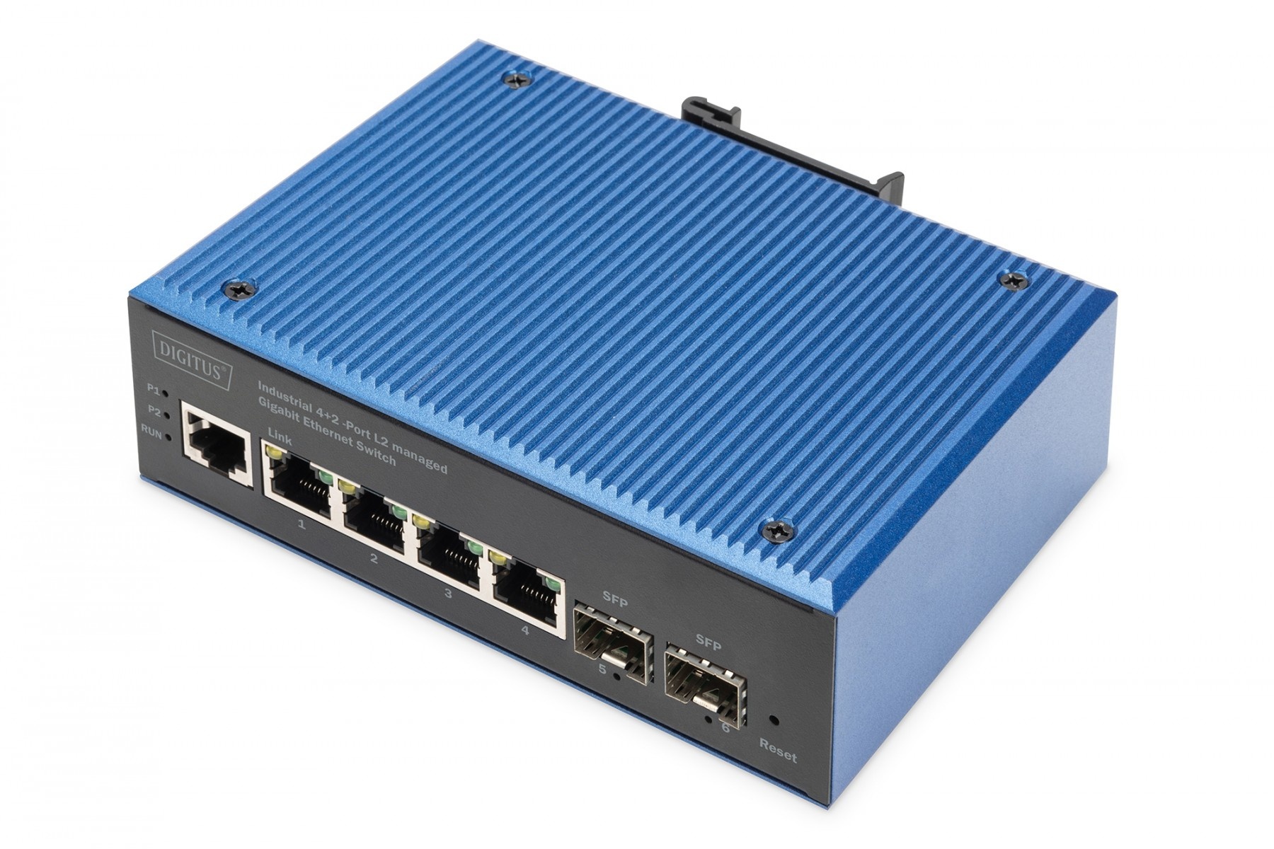 DIGITUS Digitus DN-651154 switch di rete Gigabit Ethernet (10/100/1000) Nero, Blu - RETI | TecnoCARE.net Sabaudia, Latina, Terracina, San Felice Circeo e Pontinia