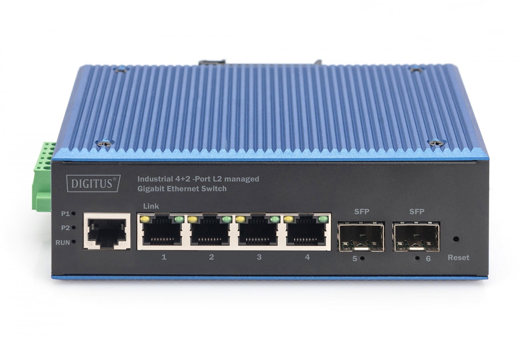 DIGITUS Digitus DN-651154 switch di rete Gigabit Ethernet (10/100/1000) Nero, Blu - RETI | TecnoCARE.net Sabaudia, Latina, Terracina, San Felice Circeo e Pontinia