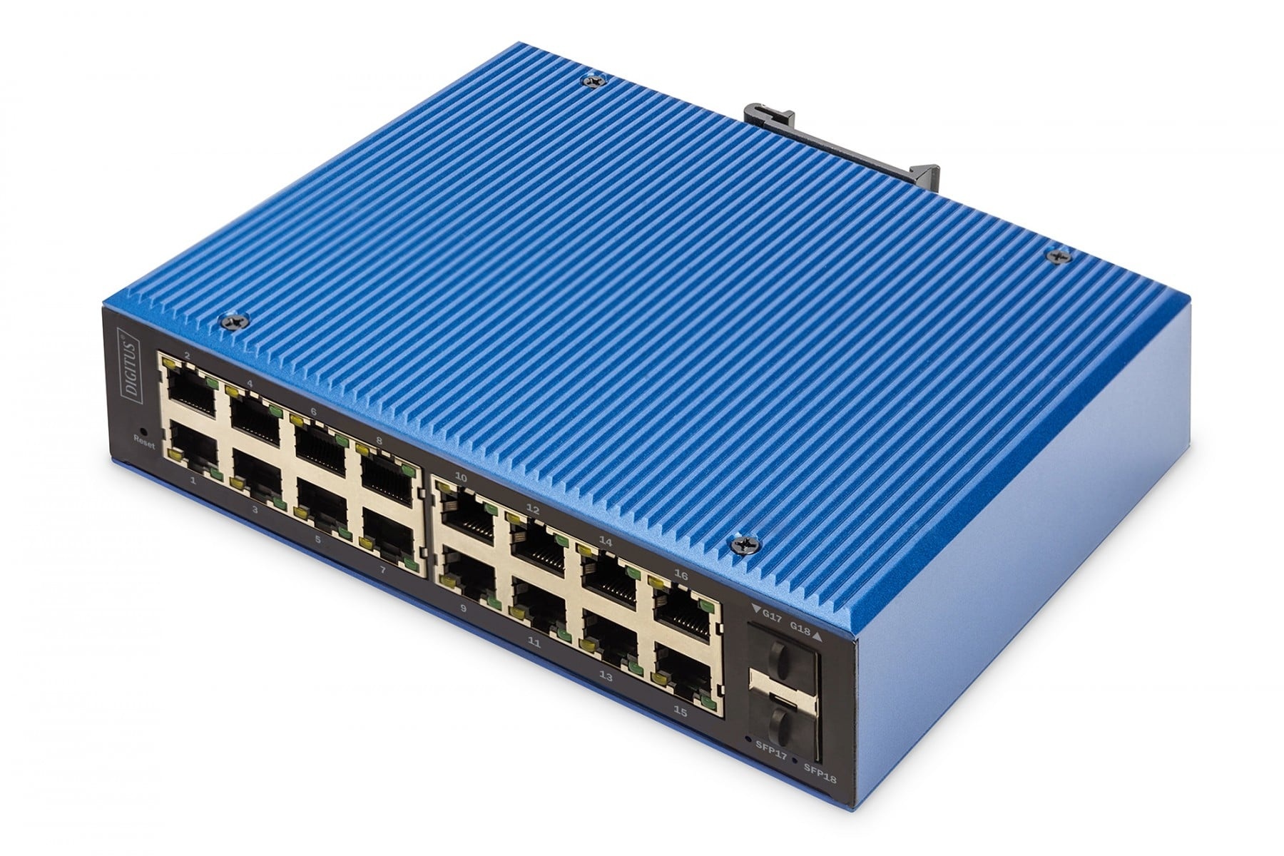 DIGITUS Digitus DN-651158 switch di rete Gigabit Ethernet (10/100/1000) Nero, Blu - RETI | TecnoCARE.net Sabaudia, Latina, Terracina, San Felice Circeo e Pontinia
