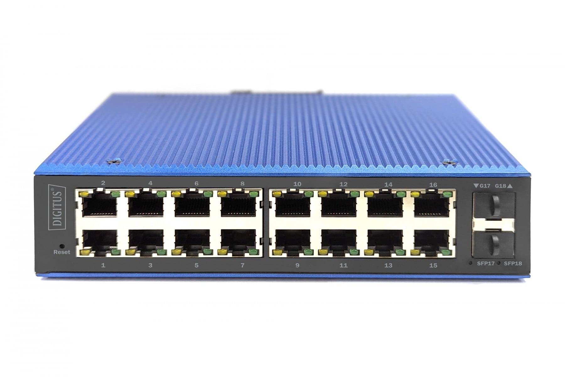 DIGITUS Digitus DN-651158 switch di rete Gigabit Ethernet (10/100/1000) Nero, Blu - RETI | TecnoCARE.net Sabaudia, Latina, Terracina, San Felice Circeo e Pontinia