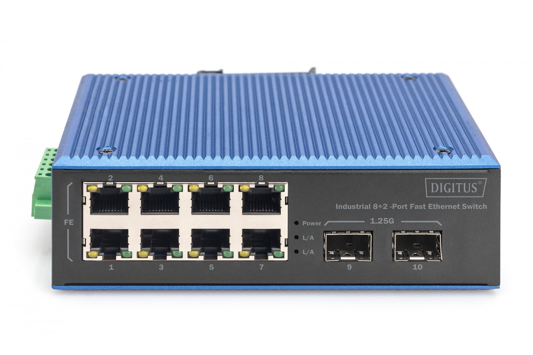 DIGITUS Digitus DN-651146 switch di rete Non gestito Fast Ethernet (10/100) Nero, Blu - RETI | TecnoCARE.net Sabaudia, Latina, Terracina, San Felice Circeo e Pontinia