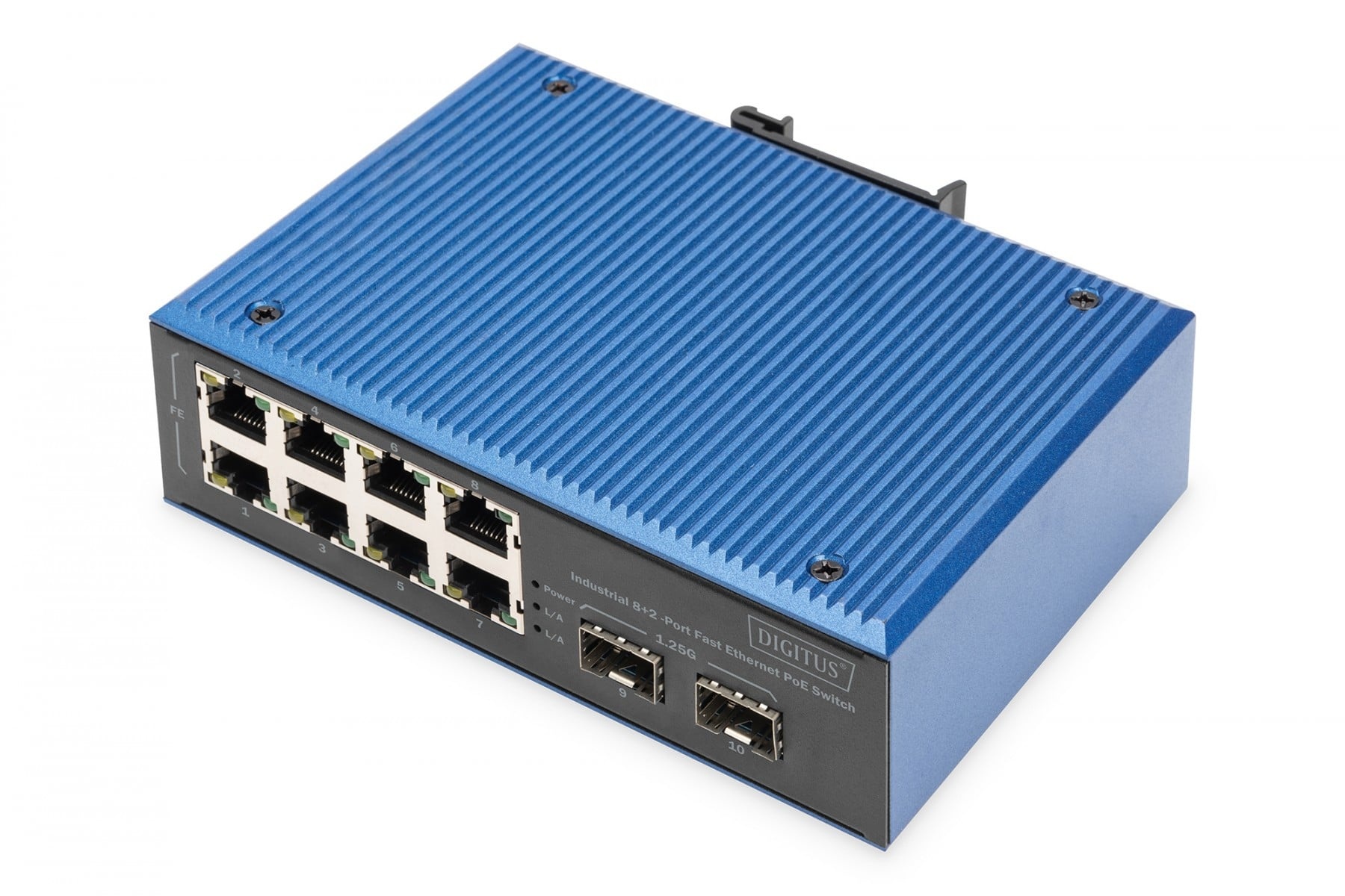 DIGITUS Digitus DN-651147 switch di rete Non gestito Fast Ethernet (10/100) Supporto Power over Ethernet (PoE) Nero, Blu - RETI | TecnoCARE.net Sabaudia, Latina, Terracina, San Felice Circeo e Pontinia