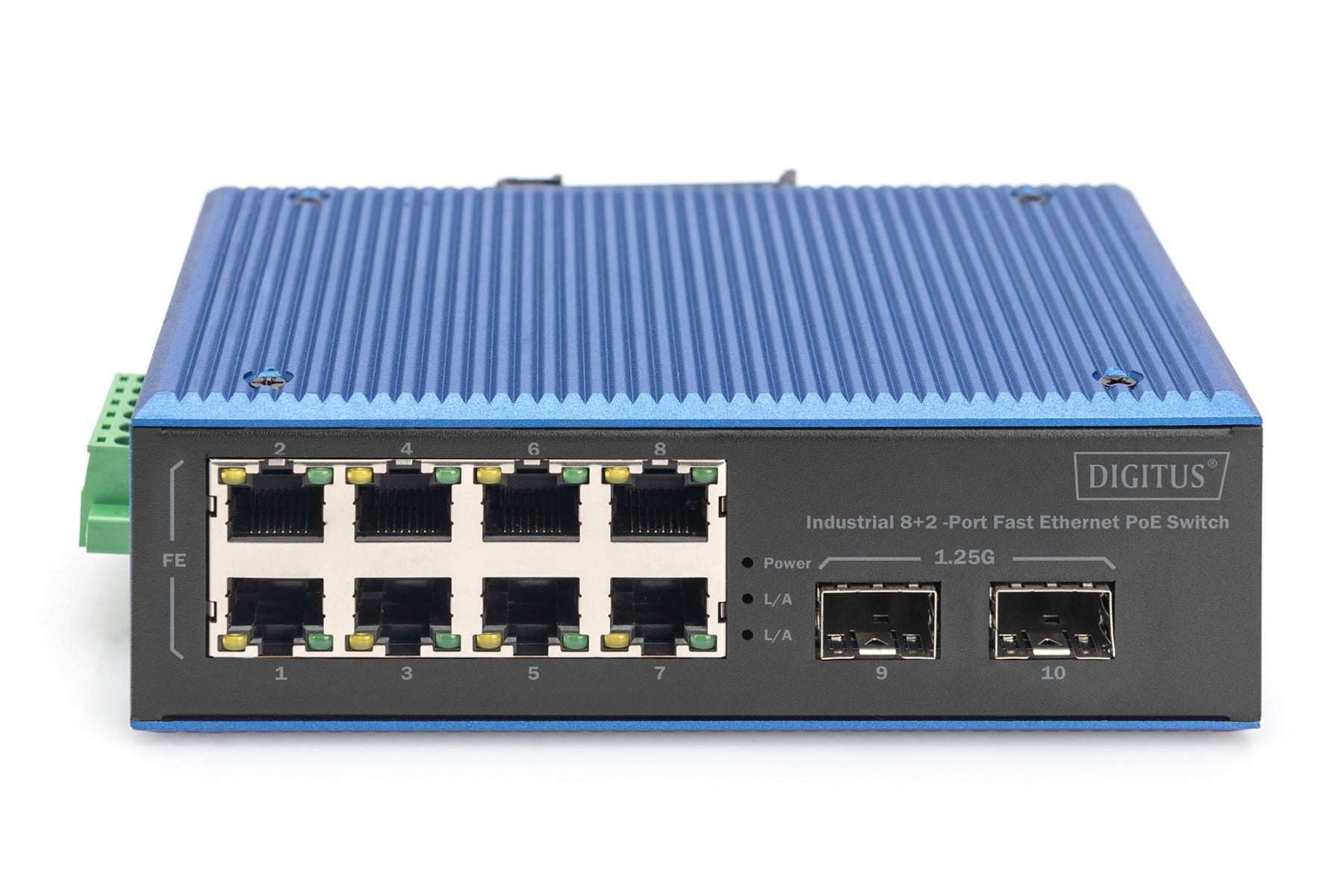 DIGITUS Digitus DN-651147 switch di rete Non gestito Fast Ethernet (10/100) Supporto Power over Ethernet (PoE) Nero, Blu - RETI | TecnoCARE.net Sabaudia, Latina, Terracina, San Felice Circeo e Pontinia