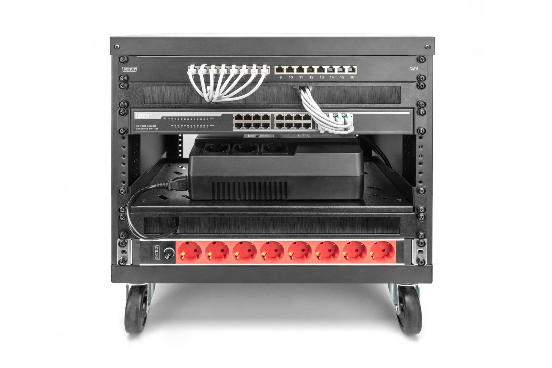 DIGITUS Digitus DN-48001 rack 16U Rack indipendenti Nero - COMPONENTI | TecnoCARE.net Sabaudia, Latina, Terracina, San Felice Circeo e Pontinia
