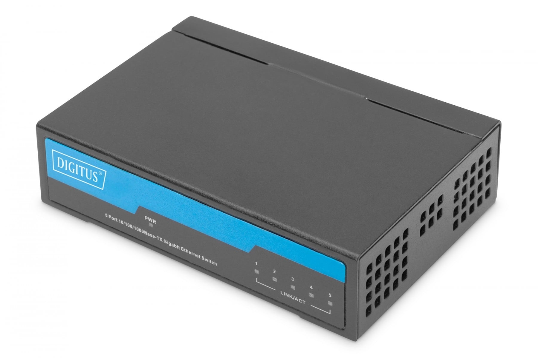 DIGITUS Switch non gestito 5 porte Gigabit Ethernet 10/100/1000 Mini Metal Box - RETI | TecnoCARE.net Sabaudia, Latina, Terracina, San Felice Circeo e Pontinia