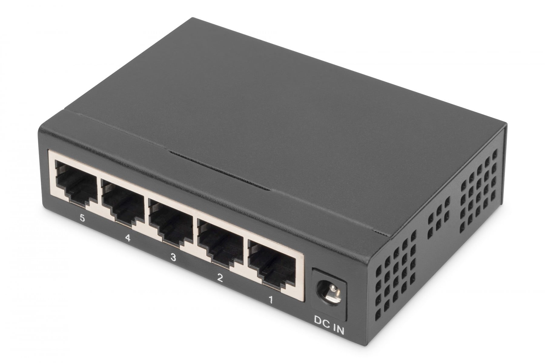 DIGITUS Switch non gestito 5 porte Gigabit Ethernet 10/100/1000 Mini Metal Box - RETI | TecnoCARE.net Sabaudia, Latina, Terracina, San Felice Circeo e Pontinia