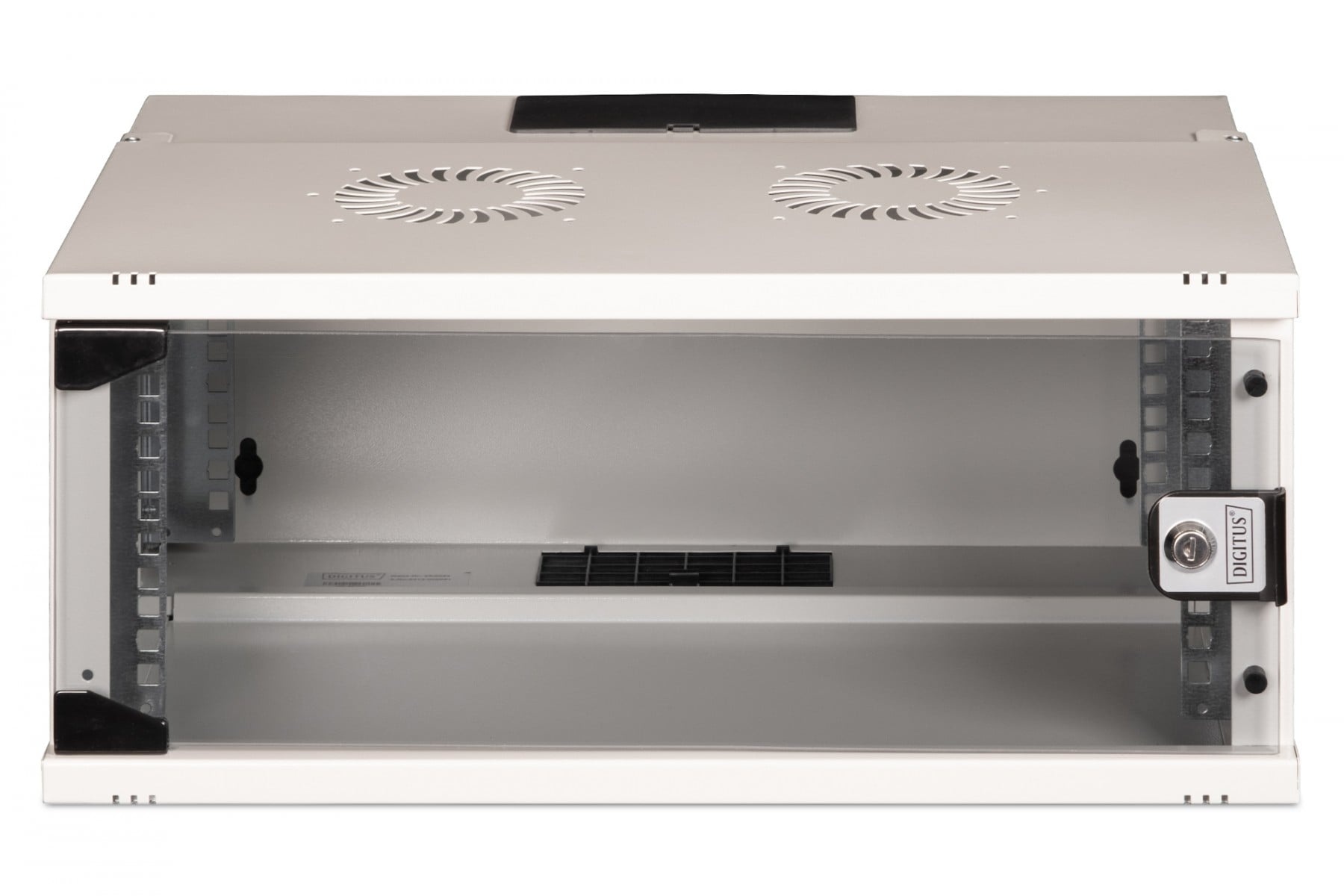 DIGITUS Armadio di rete a muro 19" 4U, SOHO PRO 240 x 540 x 400 mm, porta in vetro, grigio, non assemblato, 60 kg - COMPONENTI | TecnoCARE.net Sabaudia, Latina, Terracina, San Felice Circeo e Pontinia