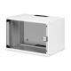 DIGITUS Armadio di rete a muro 19" 7U, SOHO PRO 370 x 540 x 400 mm, porta in vetro, grigio, non assemblato, 60 kg - COMPONENTI | TecnoCARE.net Sabaudia, Latina, Terracina, San Felice Circeo e Pontinia