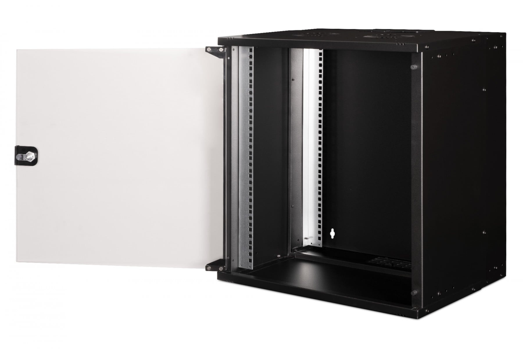 DIGITUS Armadio di rete a muro 19" 12U, SOHO PRO 595 x 540 x 400 mm, porta in vetro, nero, non assemblato, 60 kg - COMPONENTI | TecnoCARE.net Sabaudia, Latina, Terracina, San Felice Circeo e Pontinia