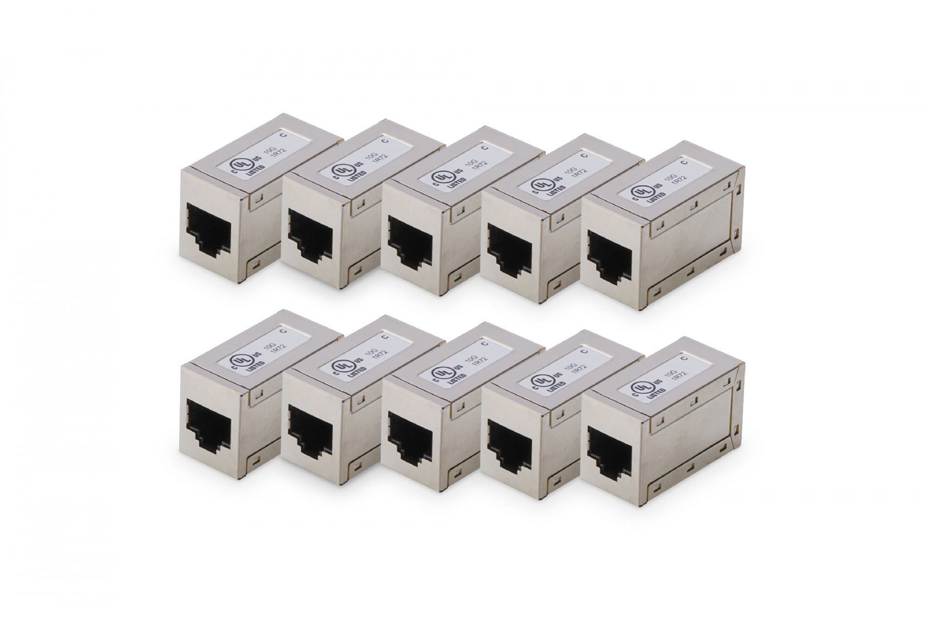 DIGITUS Digitus AT-AG-8-8-C6S-10 Accoppiatori modulari CAT 6 schermati 10 pezzi Argento - CAVI PER COMPUTER E PERIFERICHE | TecnoCARE.net Sabaudia, Latina, Terracina, San Felice Circeo e Pontinia