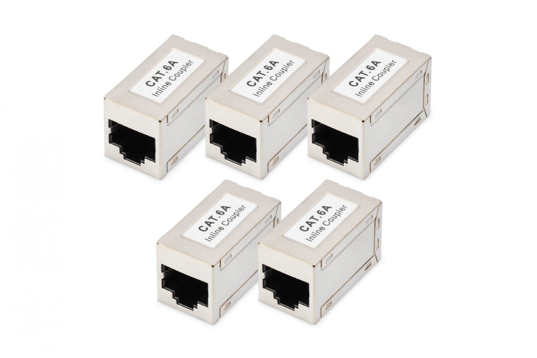 DIGITUS Digitus DN-93905-5 Accoppiatori modulari CAT 6A schermati 5 pezzi Argento - CAVI PER COMPUTER E PERIFERICHE | TecnoCARE.net Sabaudia, Latina, Terracina, San Felice Circeo e Pontinia