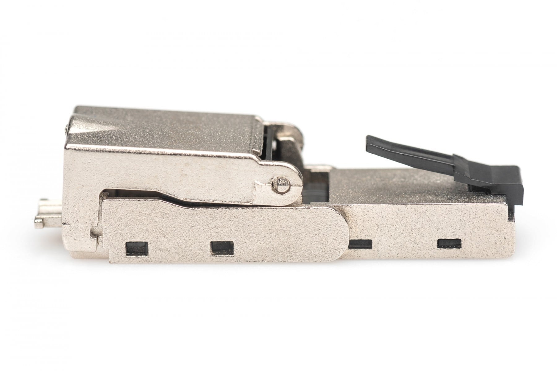 DIGITUS Spina modulare a cerniera RJ45 cat.6A, PoE+, 10GbE, STP, metallica, senza attrezzi, AWG 27-22, intrecciato/solido - CAVI PER COMPUTER E PERIFERICHE | TecnoCARE.net Sabaudia, Latina, Terracina, San Felice Circeo e Pontinia