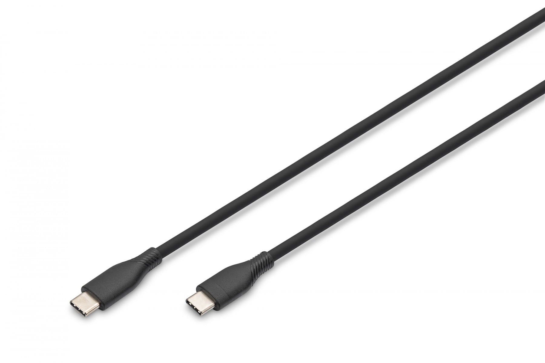 DIGITUS Cavo di alimentazione in silicone USB-C a USB-C, USB 2.0 60W, 1 m, nero - CAVI PER COMPUTER E PERIFERICHE | TecnoCARE.net Sabaudia, Latina, Terracina, San Felice Circeo e Pontinia
