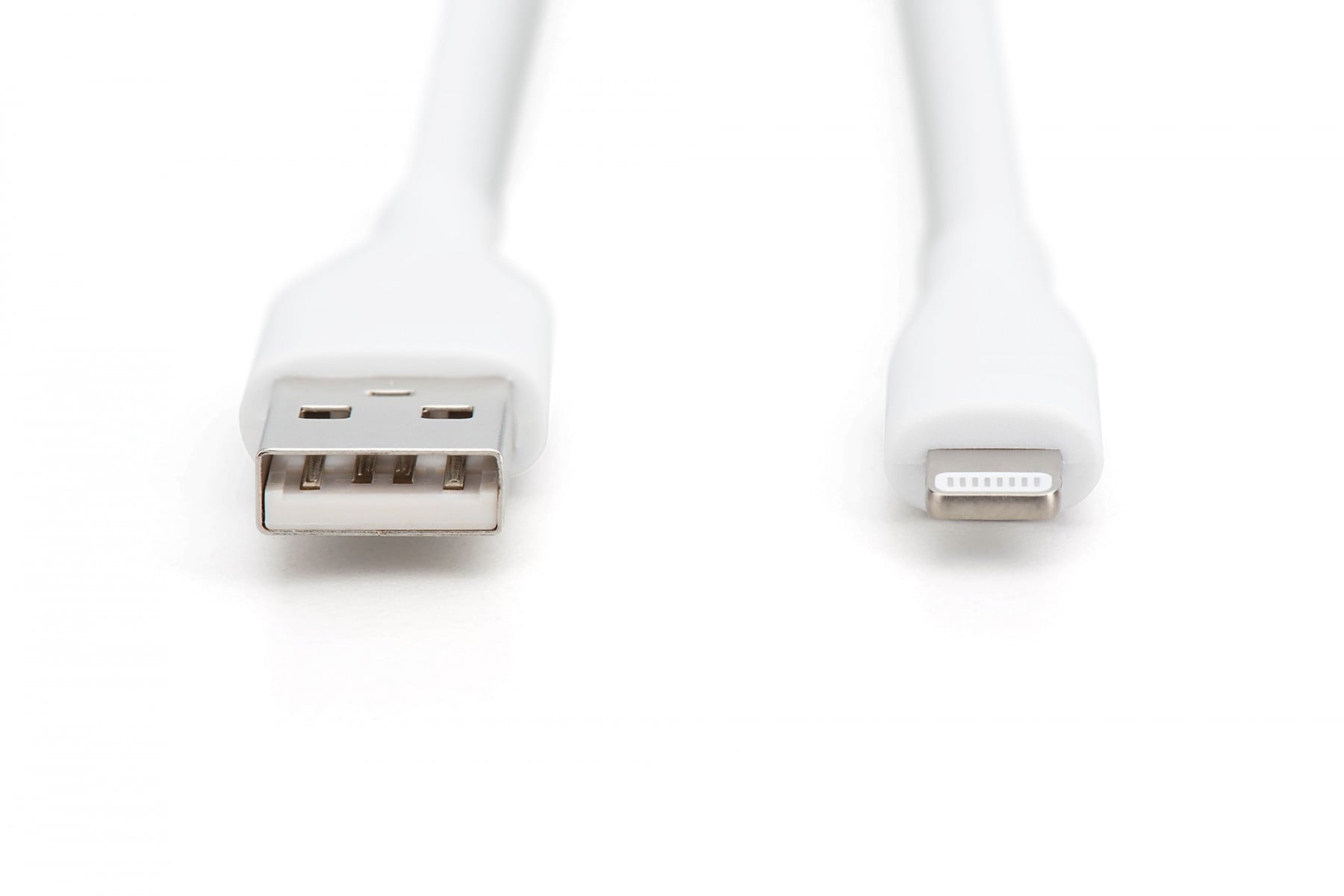 DIGITUS Cavo di alimentazione in silicone USB-A a Lightning, USB 2.0 12W, MFI, 1m bianco - CAVI PER COMPUTER E PERIFERICHE | TecnoCARE.net Sabaudia, Latina, Terracina, San Felice Circeo e Pontinia