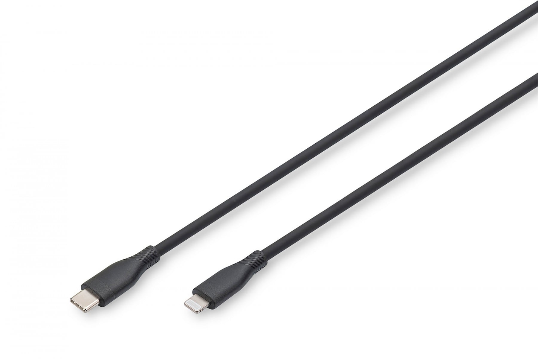 DIGITUS Cavo di alimentazione in silicone USB-C a Lightning, USB 2.0 60W, MFI, 0,5m nero - CAVI PER COMPUTER E PERIFERICHE | TecnoCARE.net Sabaudia, Latina, Terracina, San Felice Circeo e Pontinia