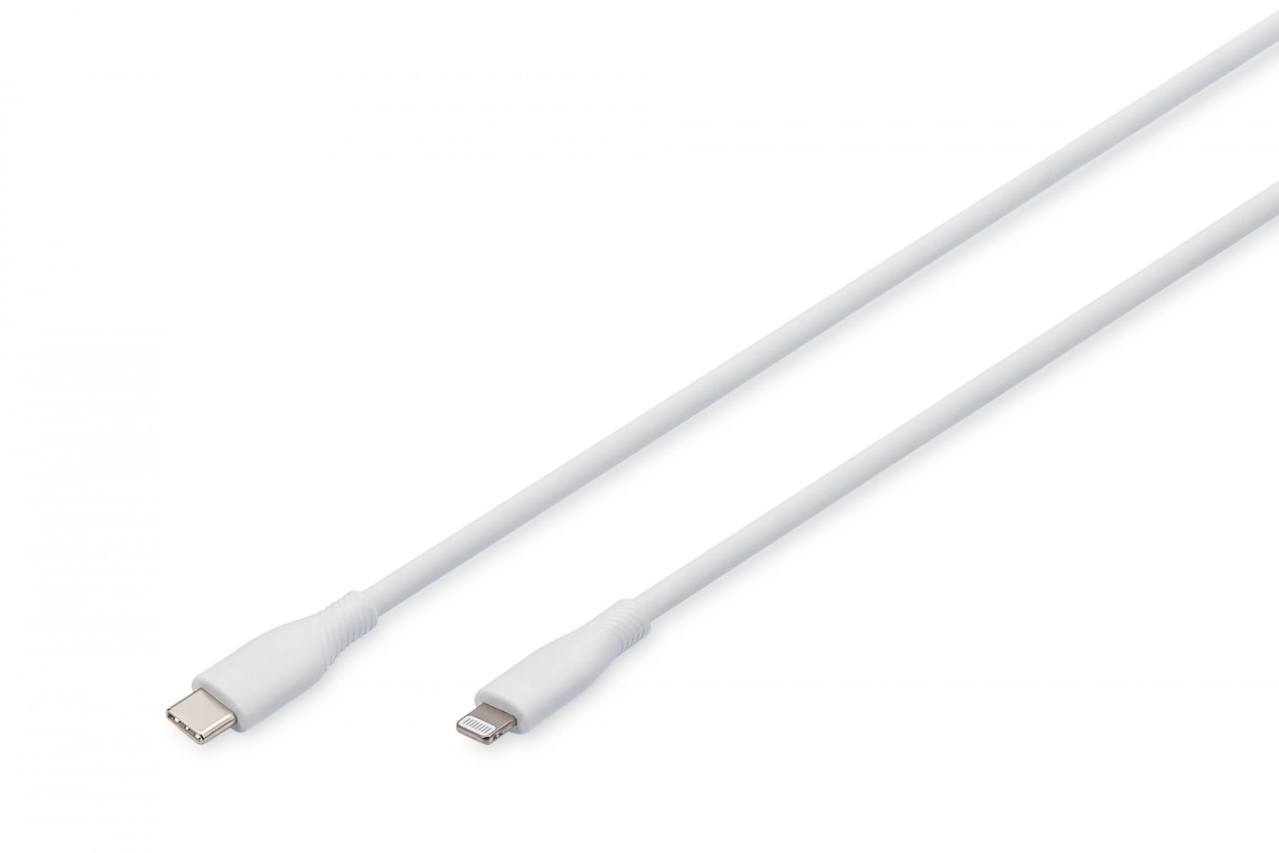 DIGITUS Cavo di alimentazione in silicone USB-C a Lightning, USB 2.0 60W, MFI, 0,5m bianco - CAVI PER COMPUTER E PERIFERICHE | TecnoCARE.net Sabaudia, Latina, Terracina, San Felice Circeo e Pontinia