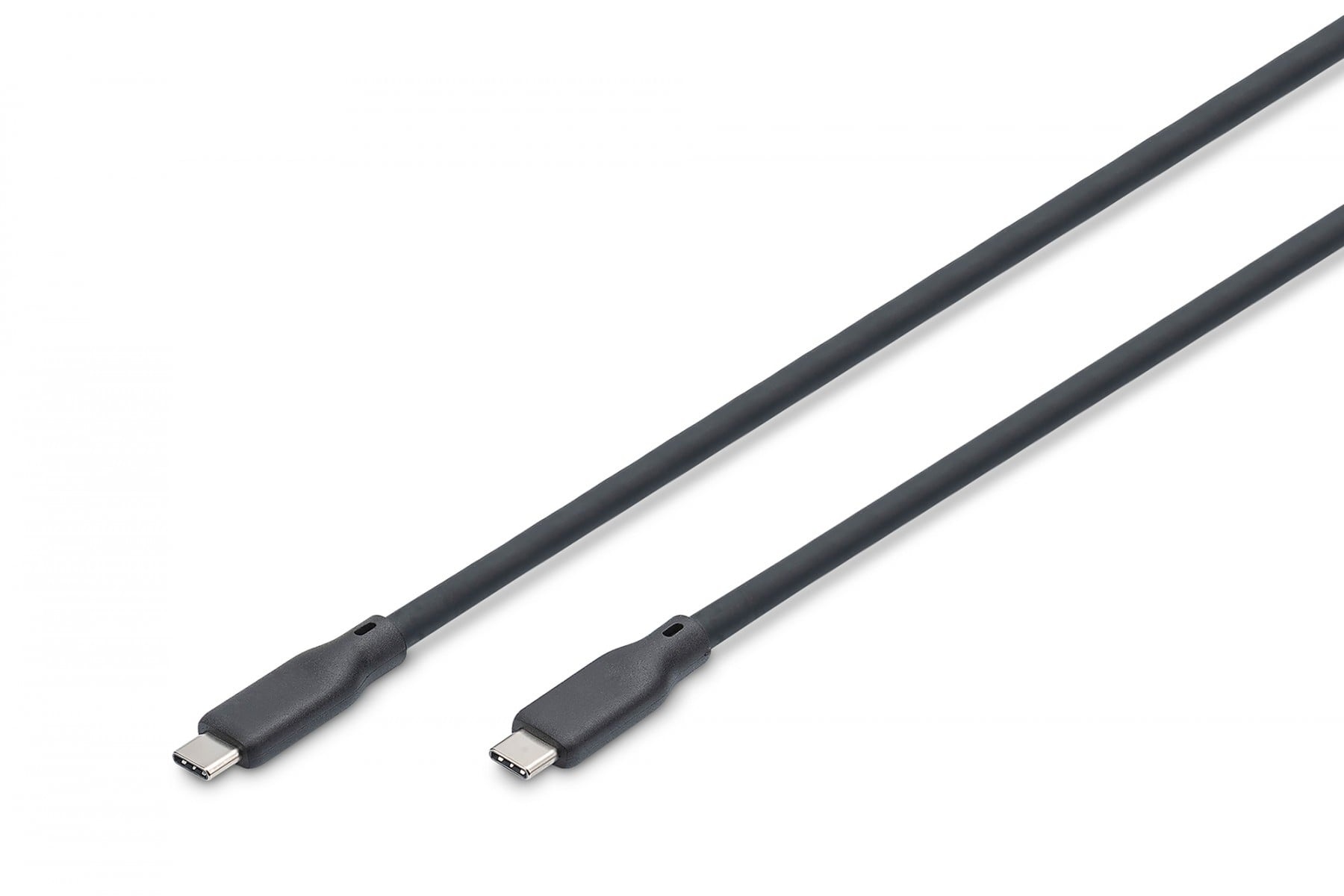 DIGITUS Cavo di collegamento in silicone USB-C a USB-C, USB 3.2 Gen2 10G 4K60Hz 100W, 0,5m nero - CAVI PER COMPUTER E PERIFERICHE | TecnoCARE.net Sabaudia, Latina, Terracina, San Felice Circeo e Pontinia