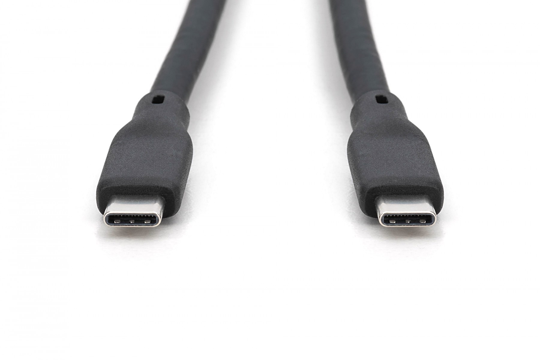 DIGITUS Cavo di collegamento in silicone USB-C a USB-C, USB 4 Gen3 40G 8K60Hz 240W, 1 m, nero - CAVI PER COMPUTER E PERIFERICHE | TecnoCARE.net Sabaudia, Latina, Terracina, San Felice Circeo e Pontinia