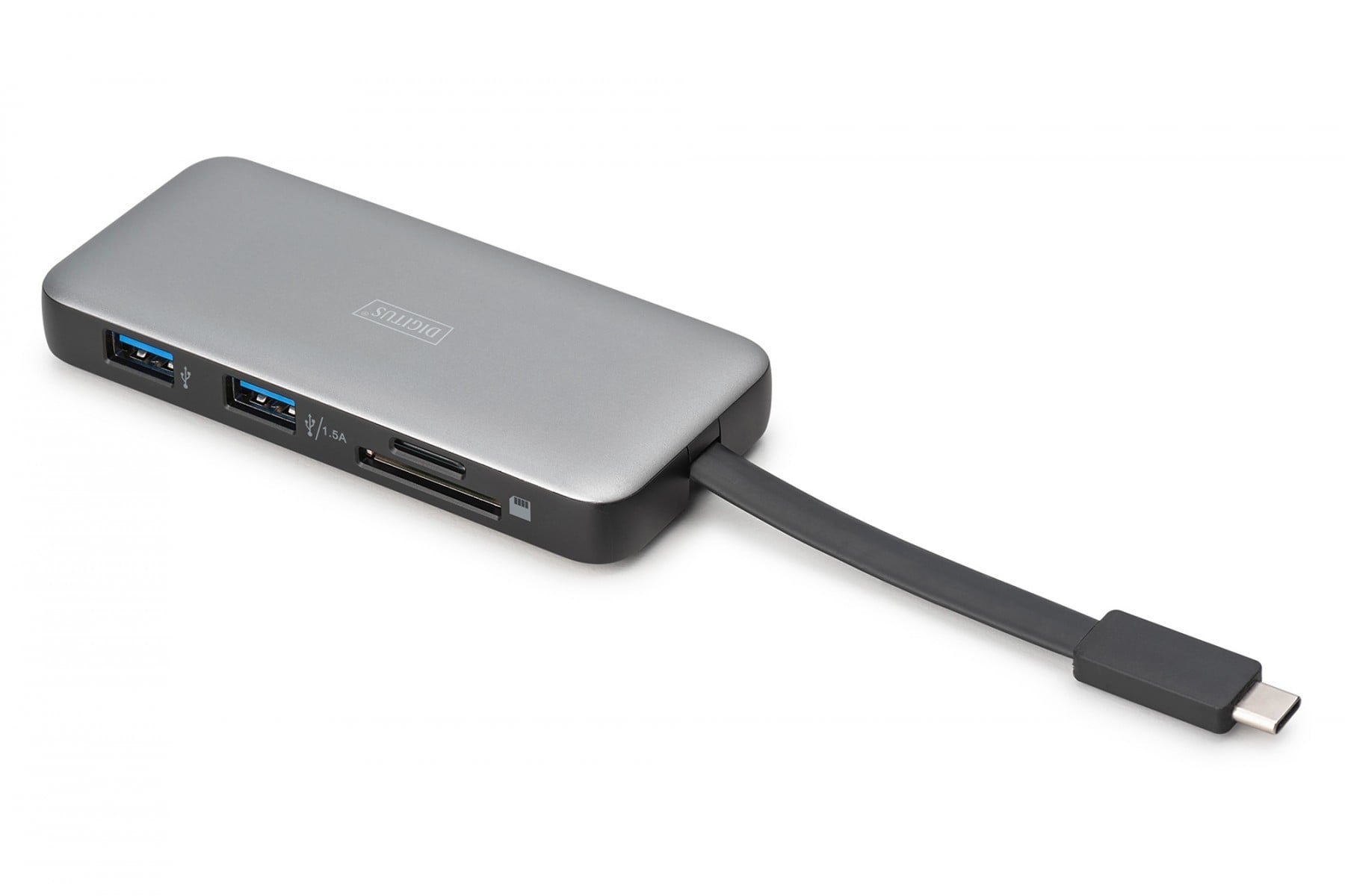 DIGITUS Stazione di docking da viaggio USB-C a 7 porte, max. 4K/60Hz con HDR, HDMI, USB-A 3.2 Gen1, Ethernet Gigabit SD/Micro SD, PD 100W - PC | TecnoCARE.net Sabaudia, Latina, Terracina, San Felice Circeo e Pontinia