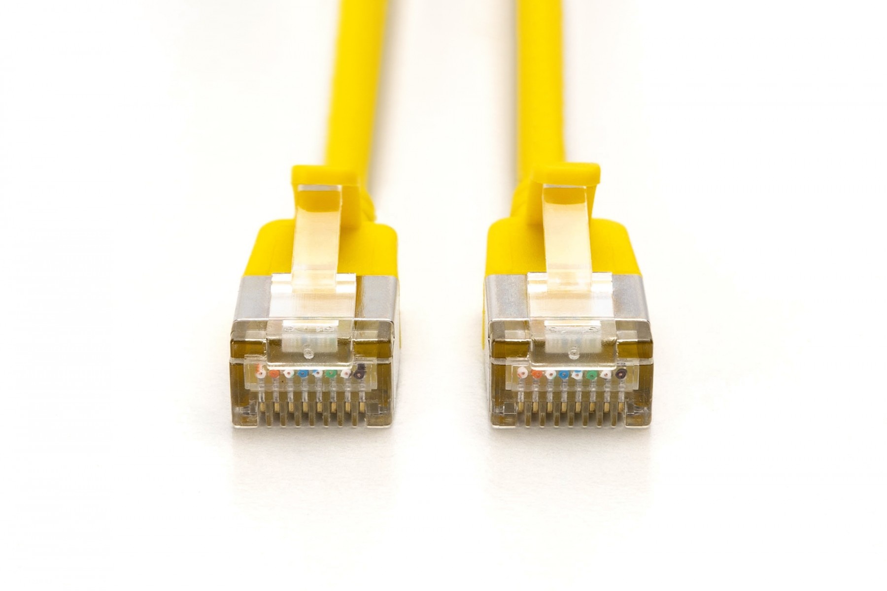 DIGITUS Cavo patch slim RJ45-RJ45, Cat. 6A, F/FTP, AWG 32/7, LSOH, 0.5 m, giallo - CAVI PER COMPUTER E PERIFERICHE | TecnoCARE.net Sabaudia, Latina, Terracina, San Felice Circeo e Pontinia