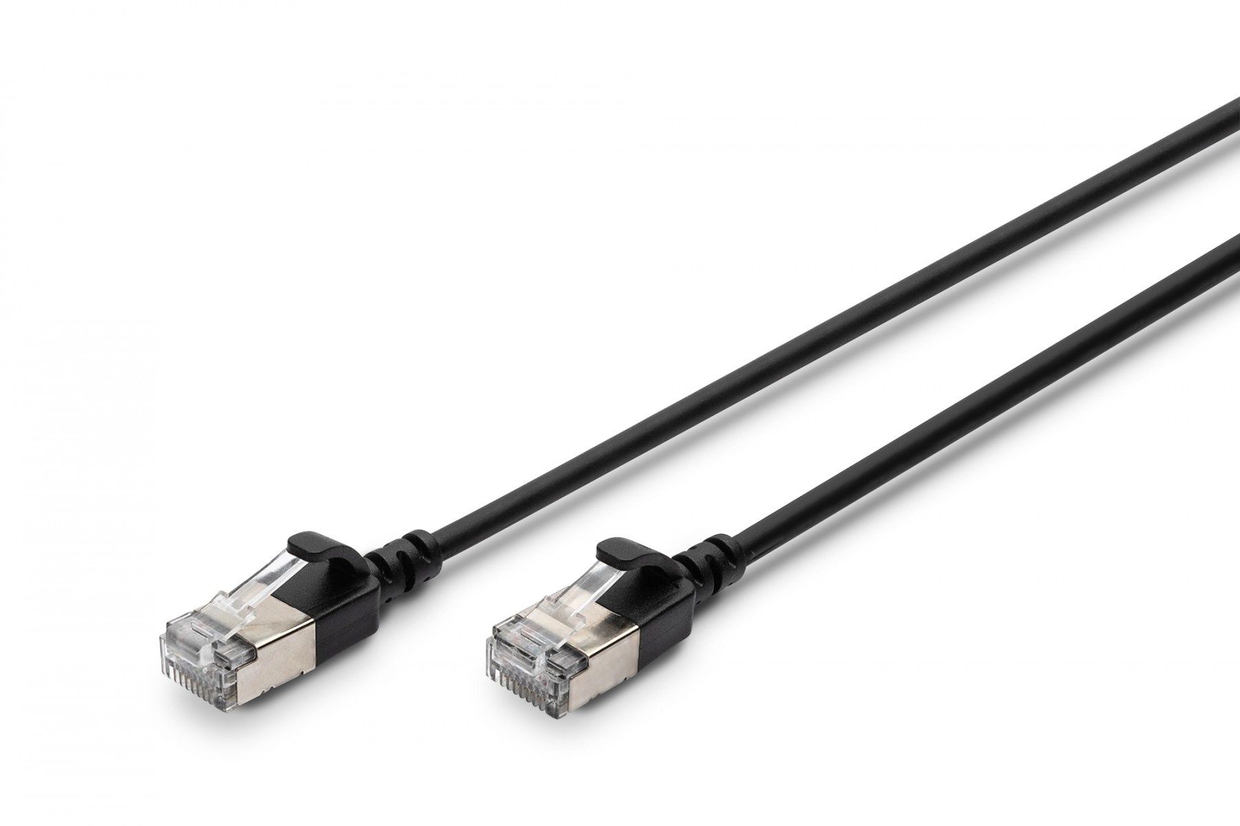 DIGITUS Cavo patch cord slim RJ45-RJ45, Cat. 6A, F/FTP, AWG 32/7, LSOH, 5 m, nero - CAVI PER COMPUTER E PERIFERICHE | TecnoCARE.net Sabaudia, Latina, Terracina, San Felice Circeo e Pontinia