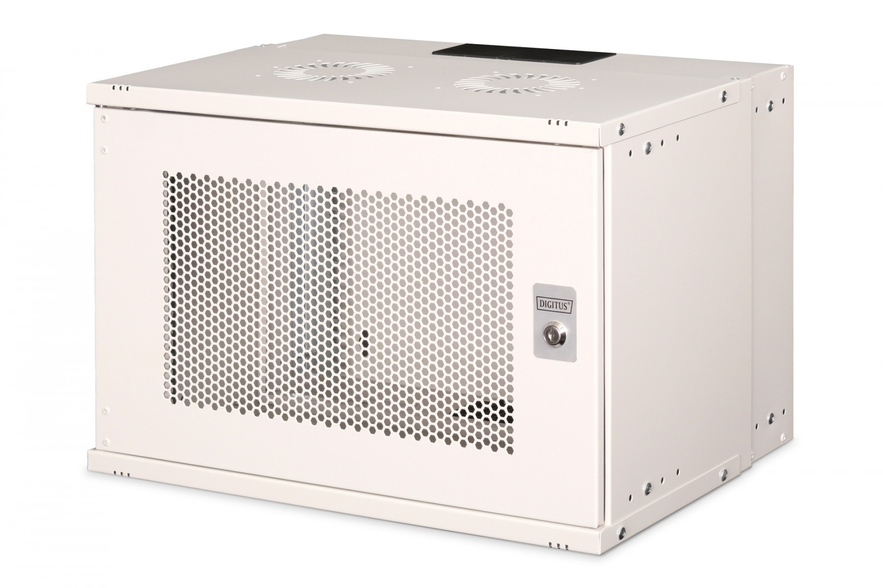 DIGITUS Armadio di rete a muro 19" 7U, SOHO PRO 370 x 540 x 400 mm, porta perforata, grigio, non assemblato, 60 kg - COMPONENTI | TecnoCARE.net Sabaudia, Latina, Terracina, San Felice Circeo e Pontinia