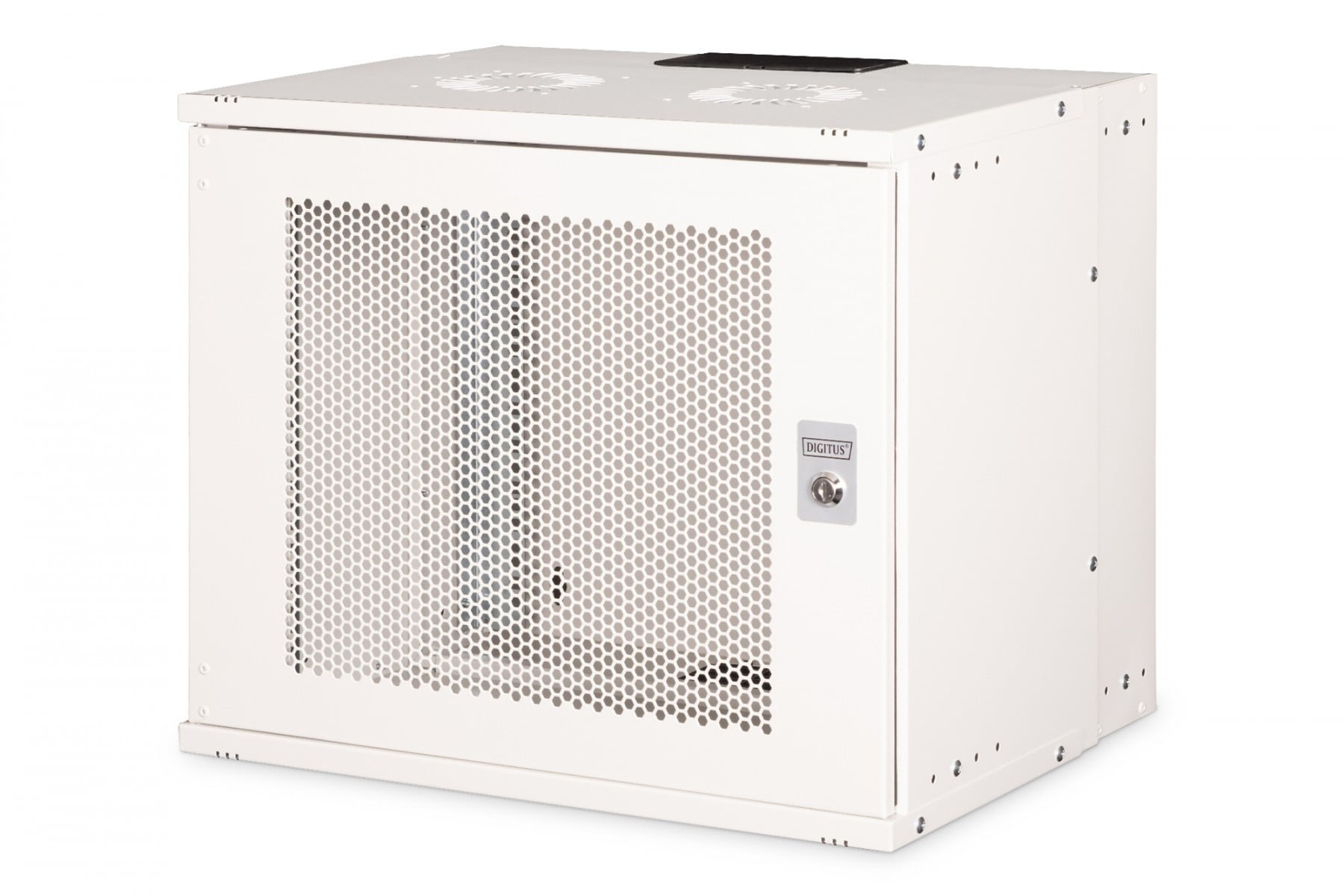 DIGITUS Armadio di rete a muro 19" 9U, SOHO PRO 460 x 500 x 400 mm, porta perforata, grigio, non assemblato, 60 kg - COMPONENTI | TecnoCARE.net Sabaudia, Latina, Terracina, San Felice Circeo e Pontinia
