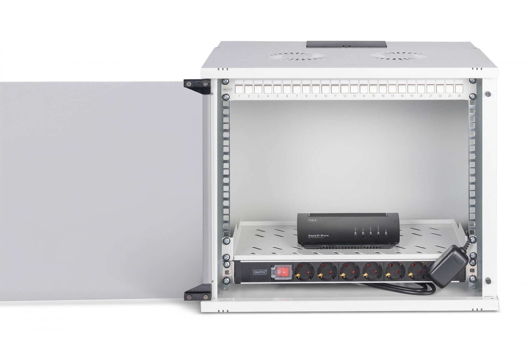 DIGITUS Digitus DN-49204-SET Set di rete SOHO Pro, 483 mm (19") - 9U, 540 x 400 mm (L x P) - COMPONENTI | TecnoCARE.net Sabaudia, Latina, Terracina, San Felice Circeo e Pontinia