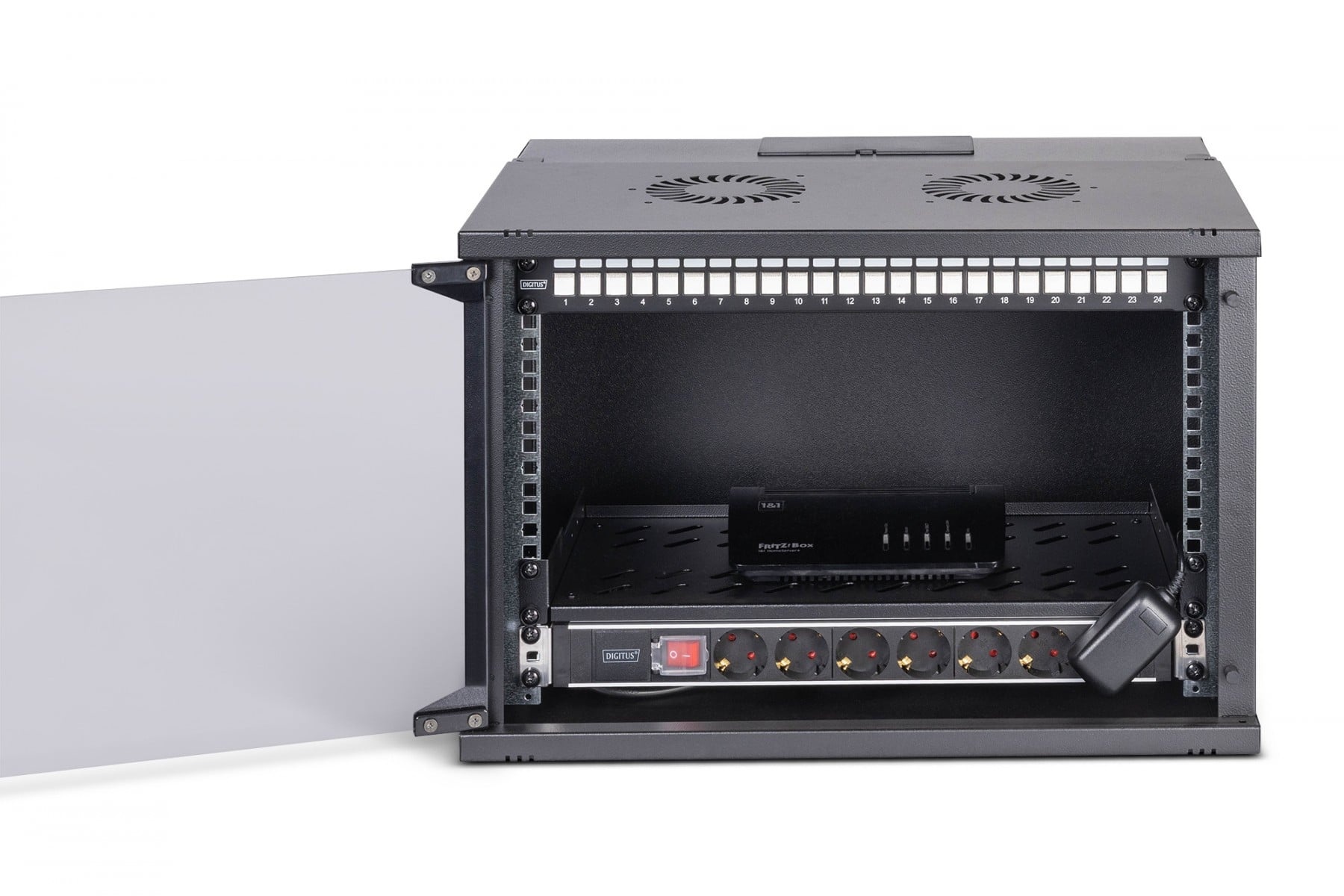 DIGITUS Digitus DN-49203-SET Set di rete SOHO Pro, 483 mm (19") - 7U, 540 x 400 mm (L x P) - COMPONENTI | TecnoCARE.net Sabaudia, Latina, Terracina, San Felice Circeo e Pontinia