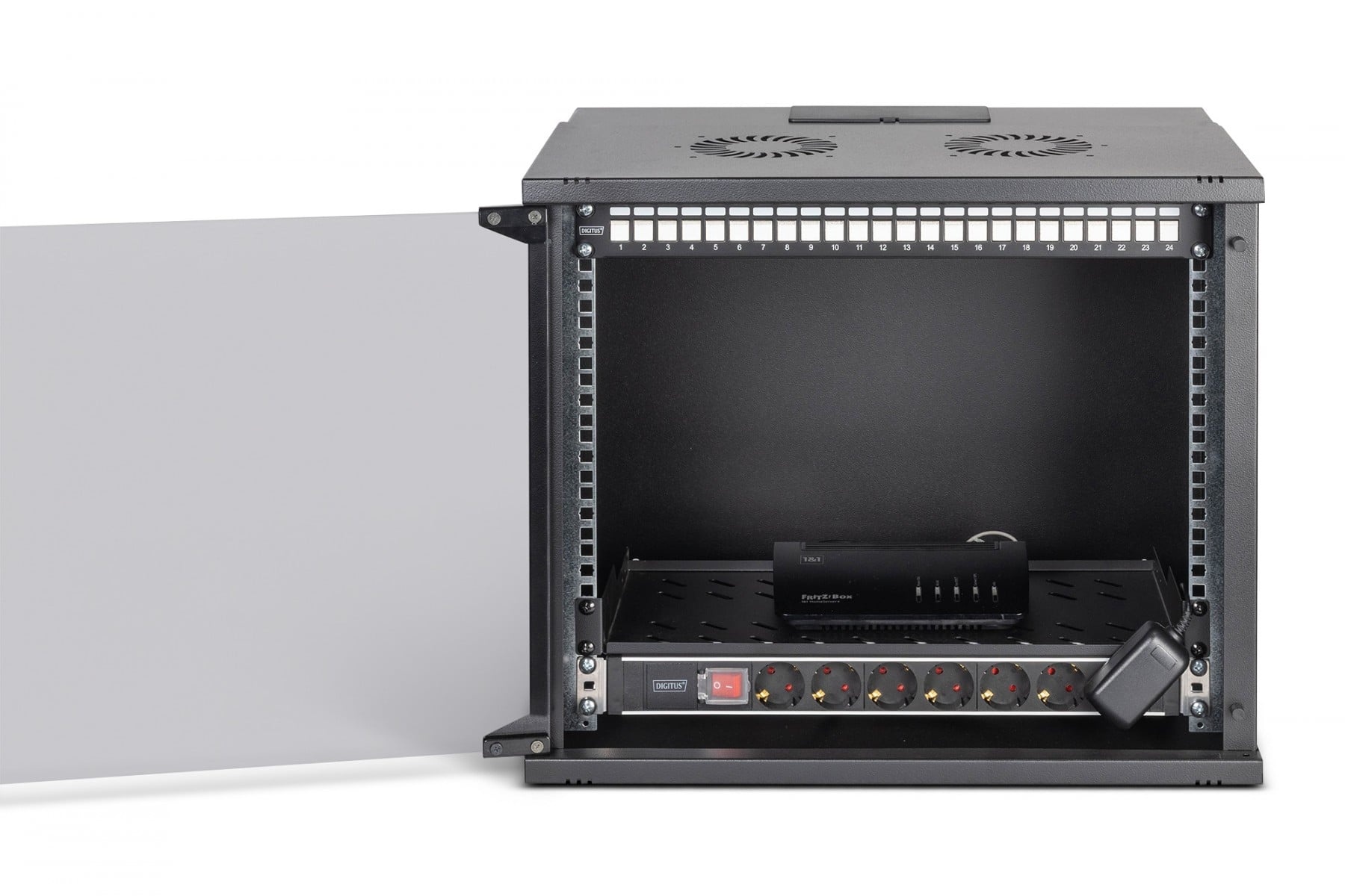 DIGITUS Digitus DN-49205-SET Set di rete SOHO Pro, 483 mm (19") - 9U, 540 x 400 mm (L x P) - COMPONENTI | TecnoCARE.net Sabaudia, Latina, Terracina, San Felice Circeo e Pontinia