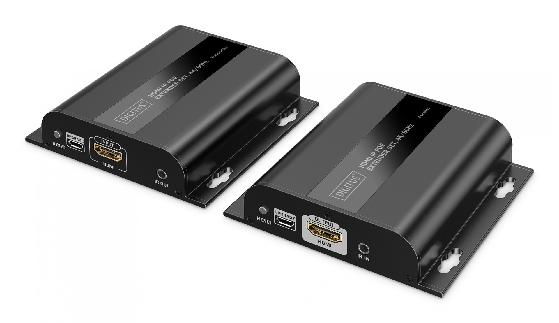 DIGITUS Estensore HDMI Cat.6 su IP 1G fino a 120m/200m con PoE, max. 253 ricevitori, controllo IR - set - ELABORAZIONI E DISTRIBUZIONI DEL SEGNALE | TecnoCARE.net Sabaudia, Latina, Terracina, San Felice Circeo e Pontinia